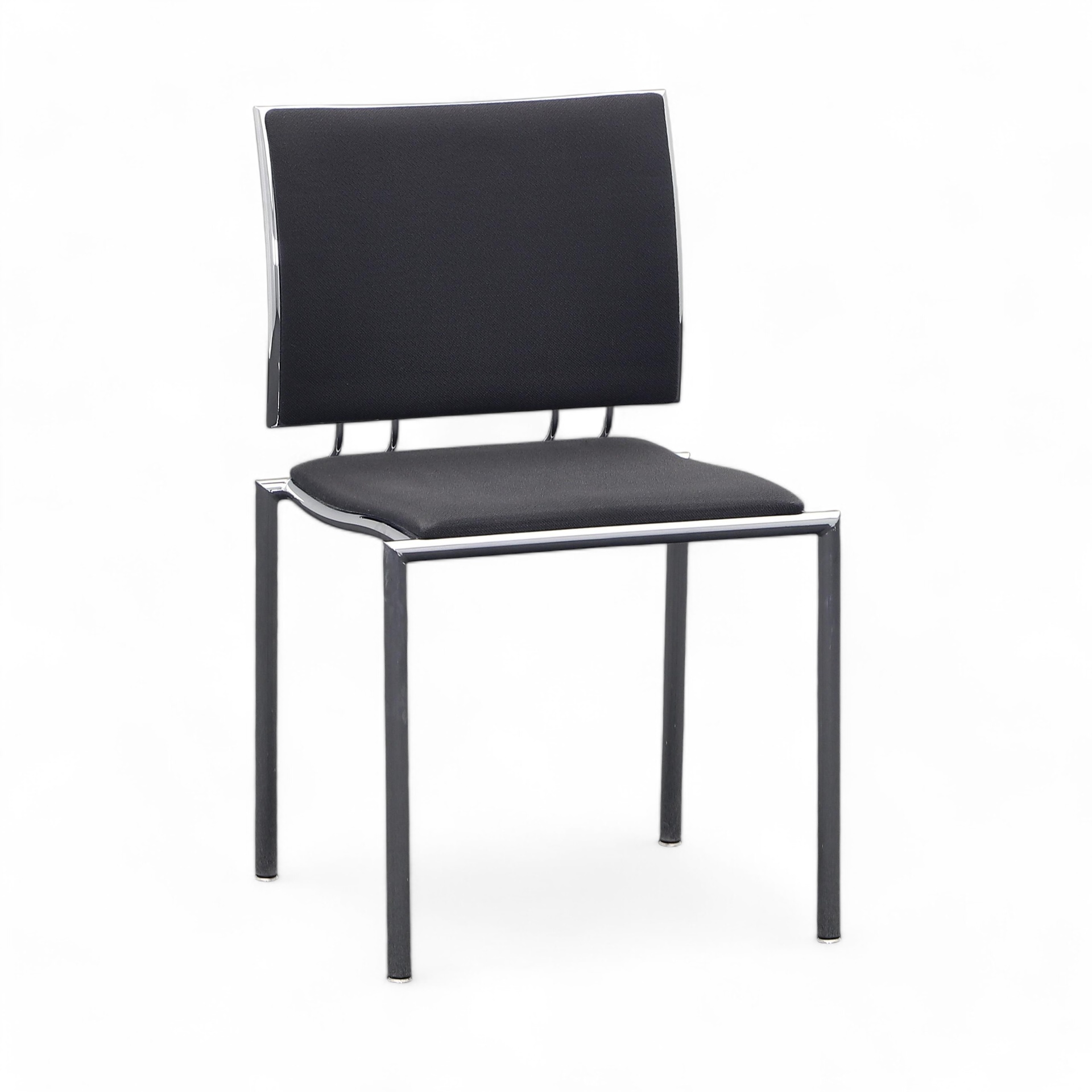 Bistro stacking chair Dietiker Switzerland Quadro (Black, Normal used, without armrests)