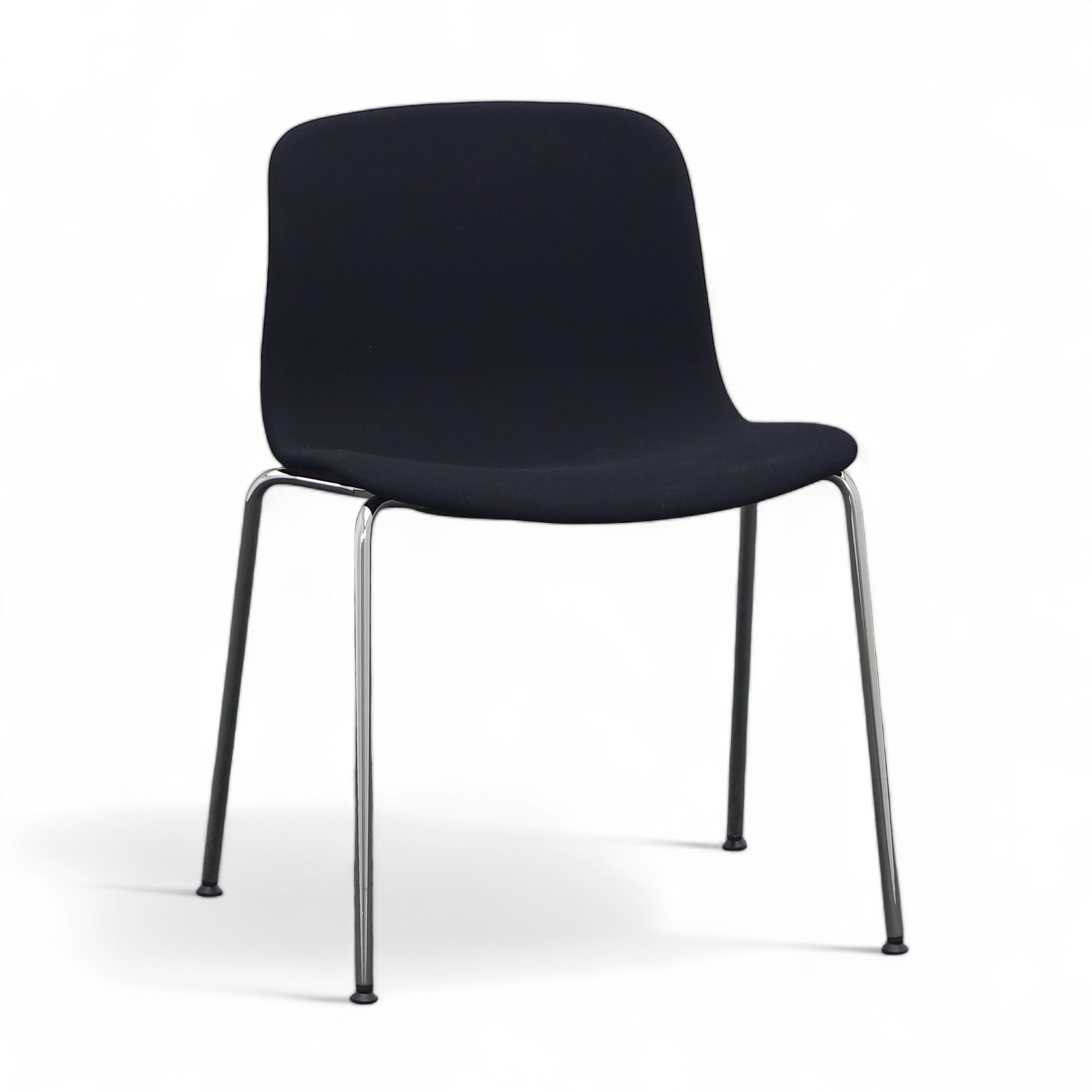 4-leg chairs Hay About a Chair AAC 17 (Black, Good, Plastic glides, without armrests)