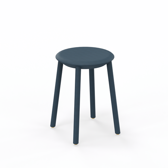 Office stool Kusch+CO by Nowy Styl Creva stool (Blue, Very good, Plastic glides)