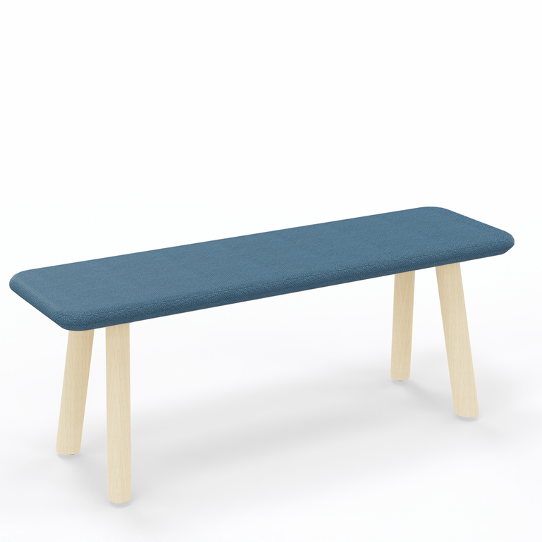 Bancs Kusch+CO by Nowy Styl Creva Bench (Bleu, Nouveau, Patins en plastique)