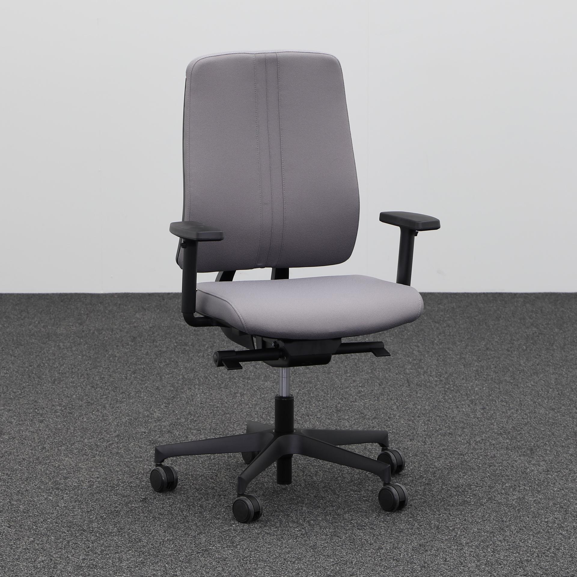 Office swivel chairs Milani Tam (Gray, New, Carpet castors, 1D Armrests)