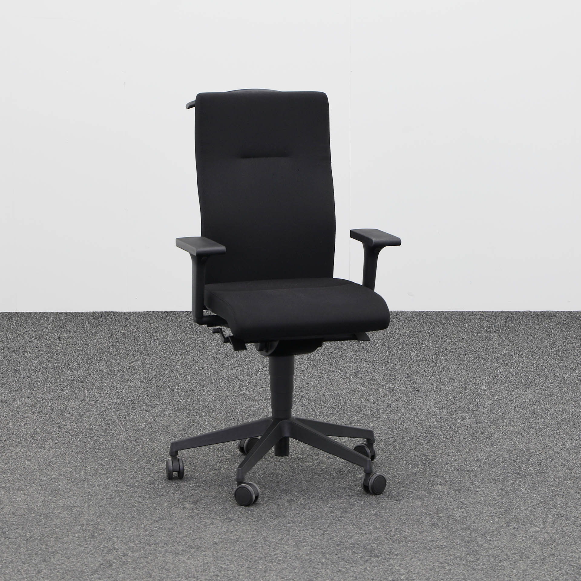 Chaises de bureau Züco Cubo (Noir, Normalement utilisé, Rouleaux de moquette, 2D Accoudoirs)