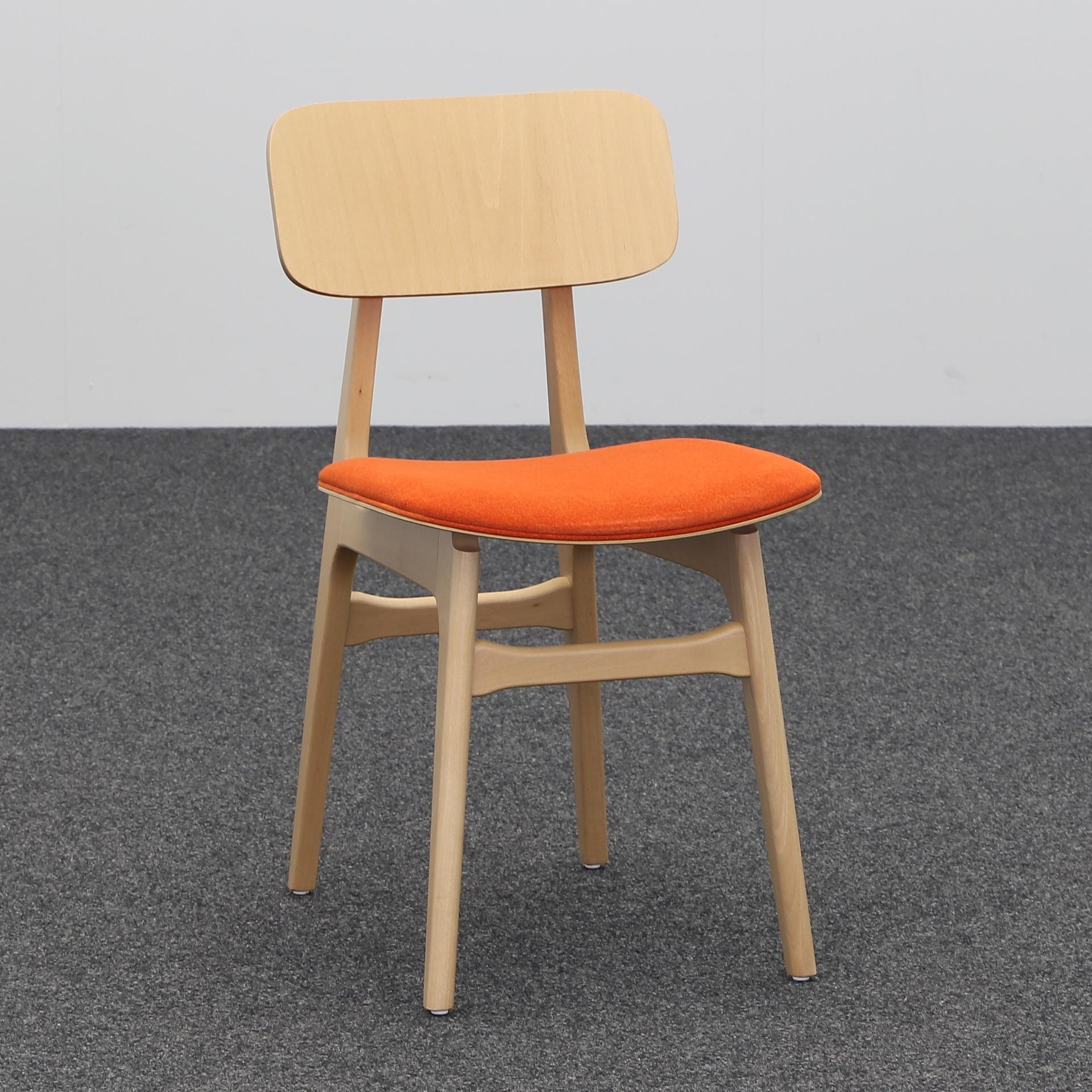 4-Fuss Stühle Sedex We (Orange, Neu, Kunststoffgleiter, ohne)