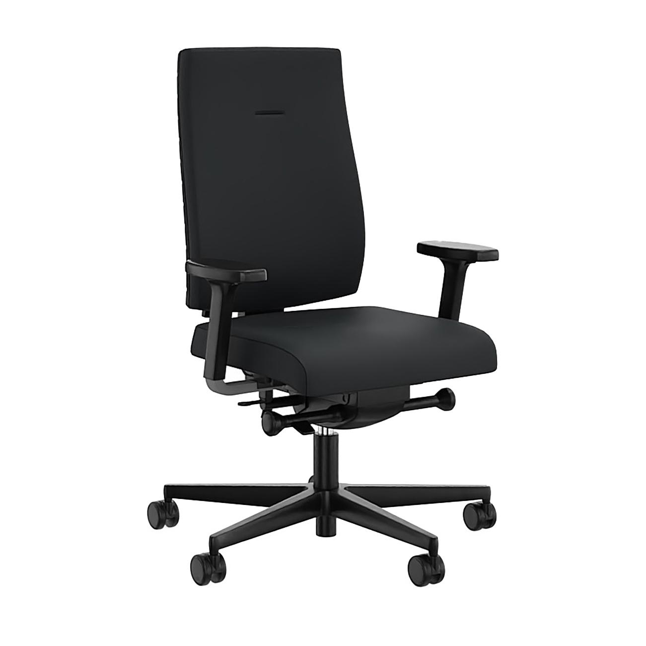 Office swivel chairs Sitag SitagX-Line padded (Black, New, Hard floor castors, 2D armrests)