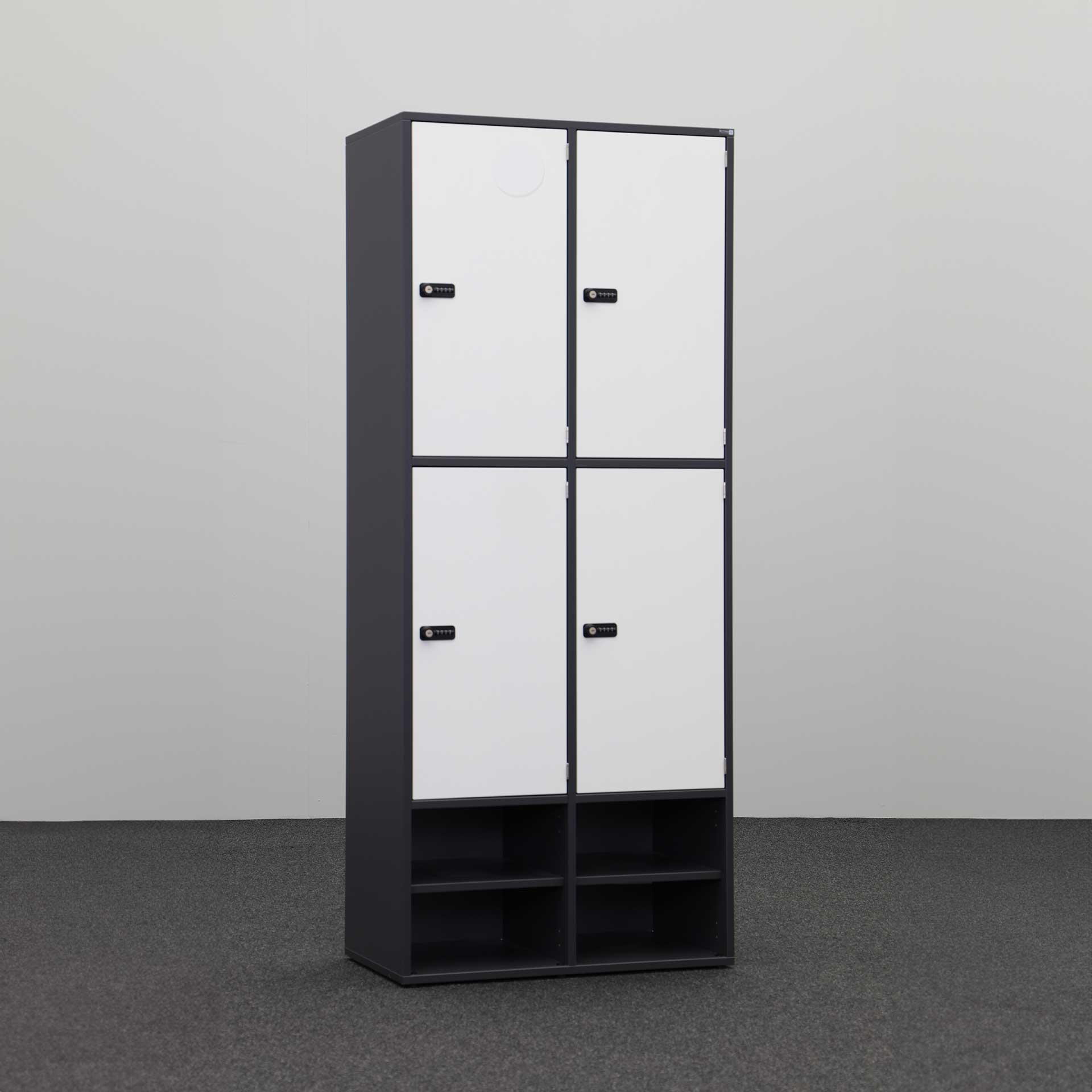 Office cabinet Sitag SitagPort (Black, New, 4 doors, With combination lock)