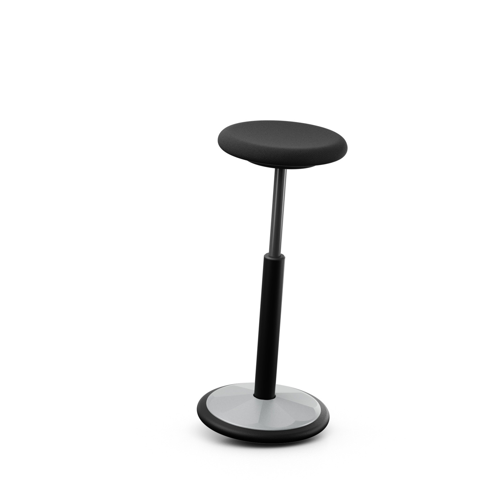 Tabouret de bureau Giroflex 10-2020 (Noir, Nouveau)