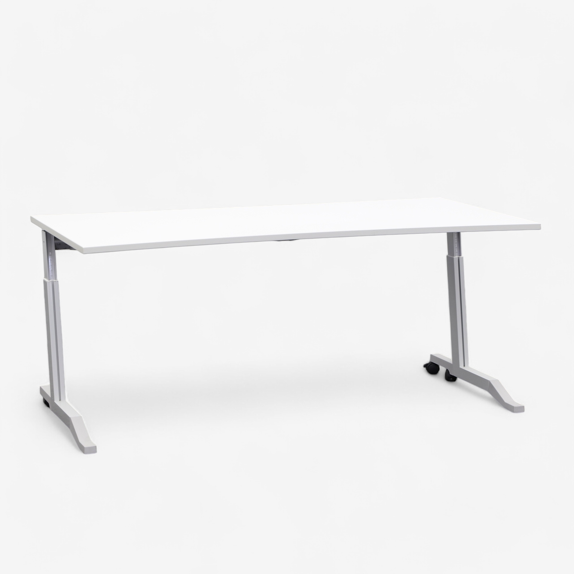 Desks Elan Next (Light gray, Normal used, 180x90, Light gray, Silver gray)