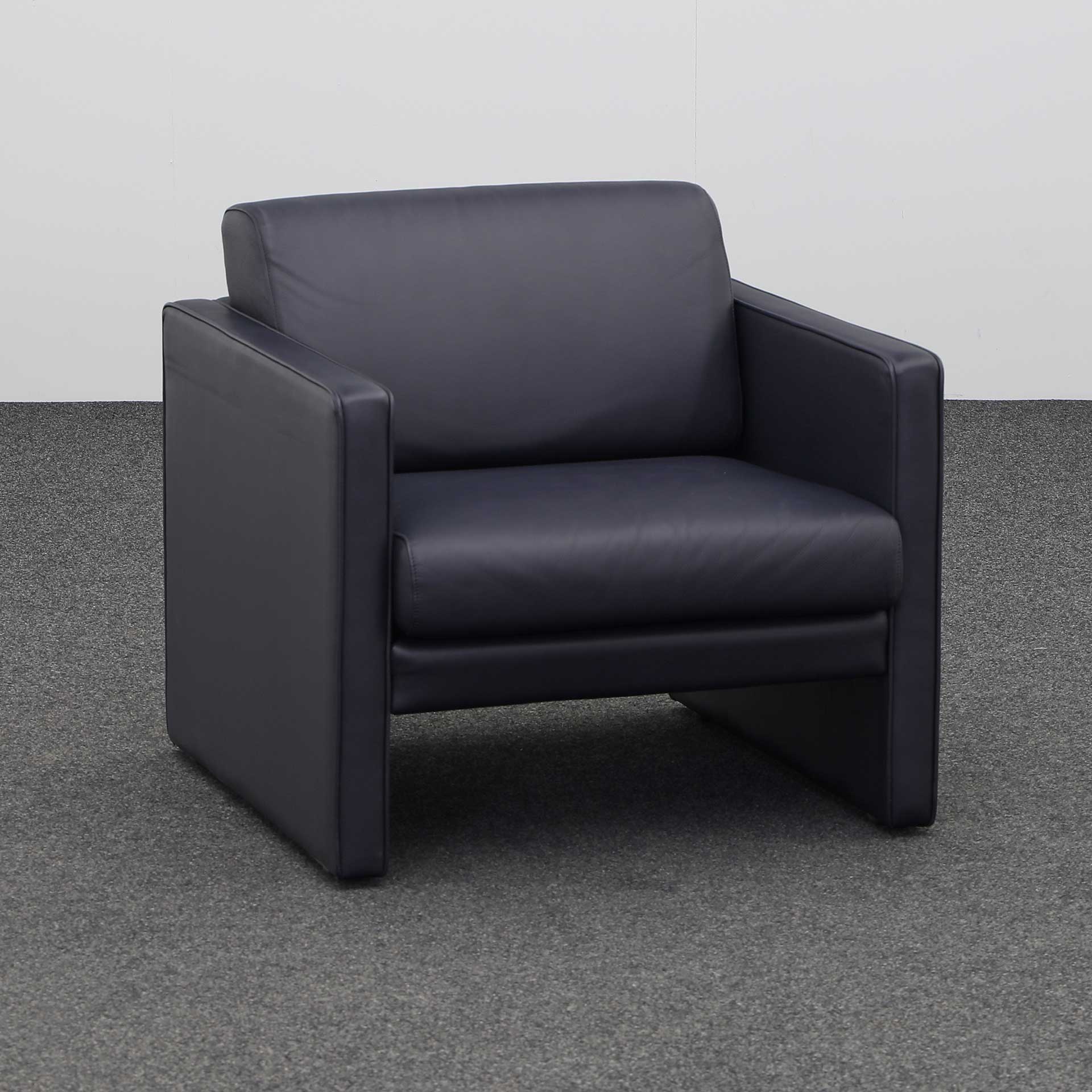 Fauteuil lounge Walter Knoll (Bleu foncé, Normalement utilisé, 1)