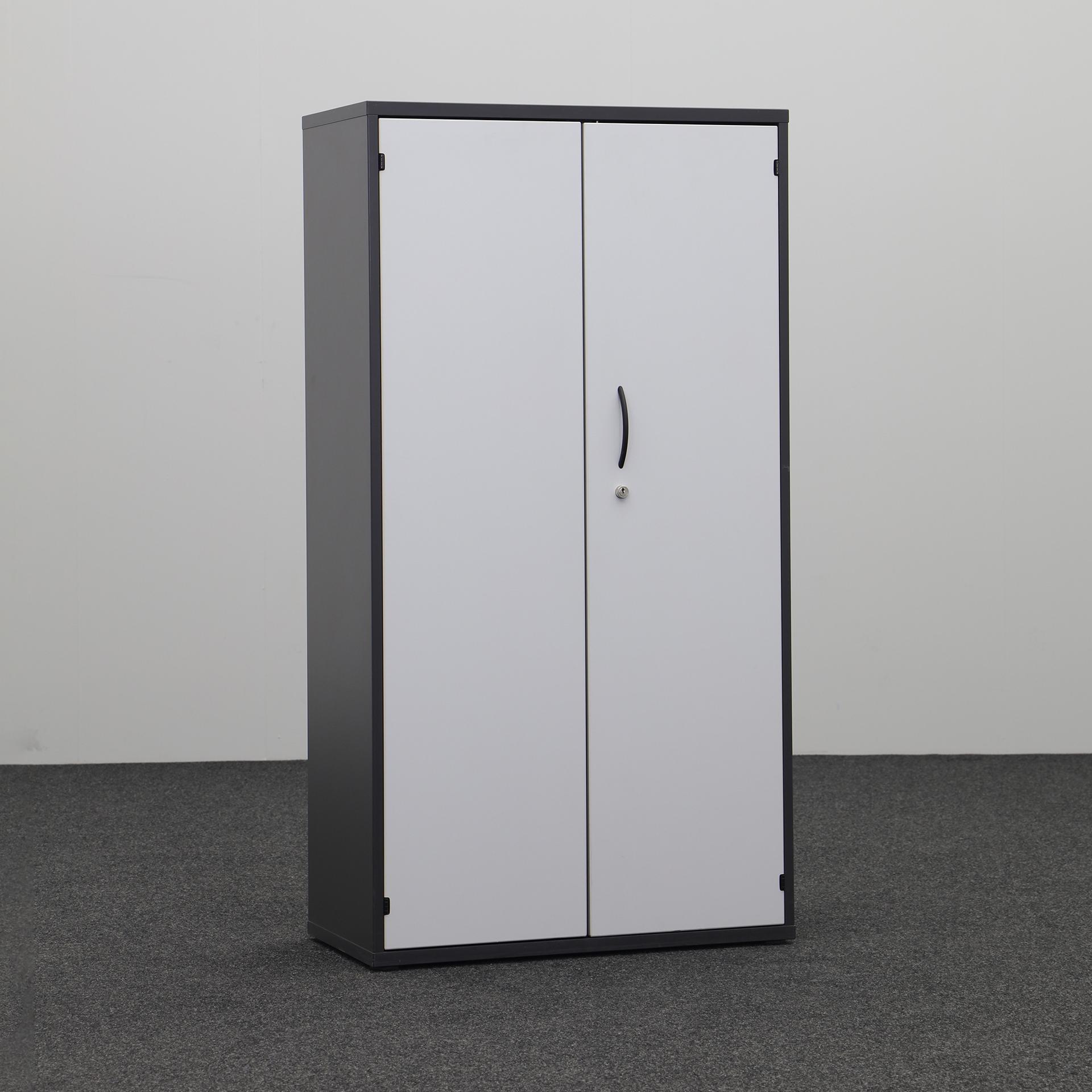 Hinged door cabinets Elan Euroffice (Light gray, Normal used, With key)