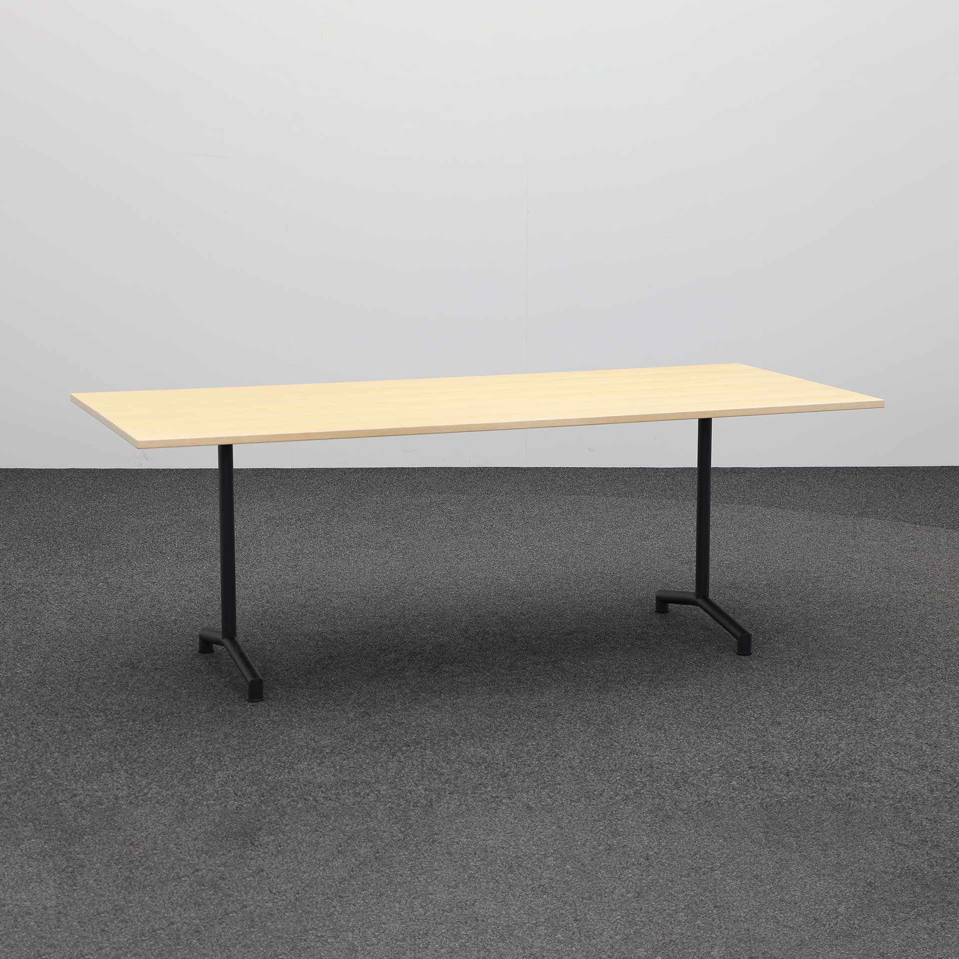 Tables de conférence (Frêne, Bon, 210x90, Anthracite, Anthracite)