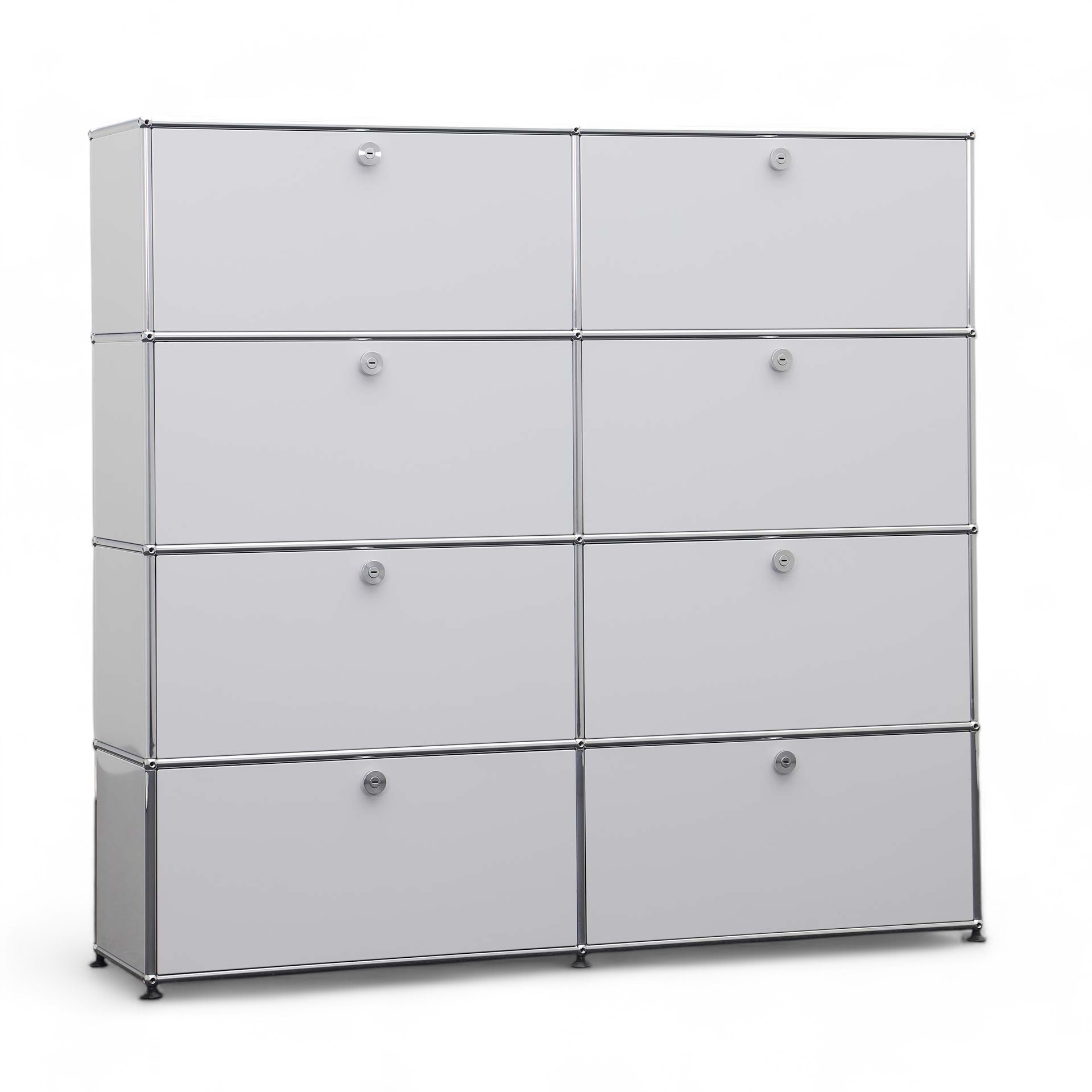 Modular cabinets USM Haller (Light gray, Good, Without key)