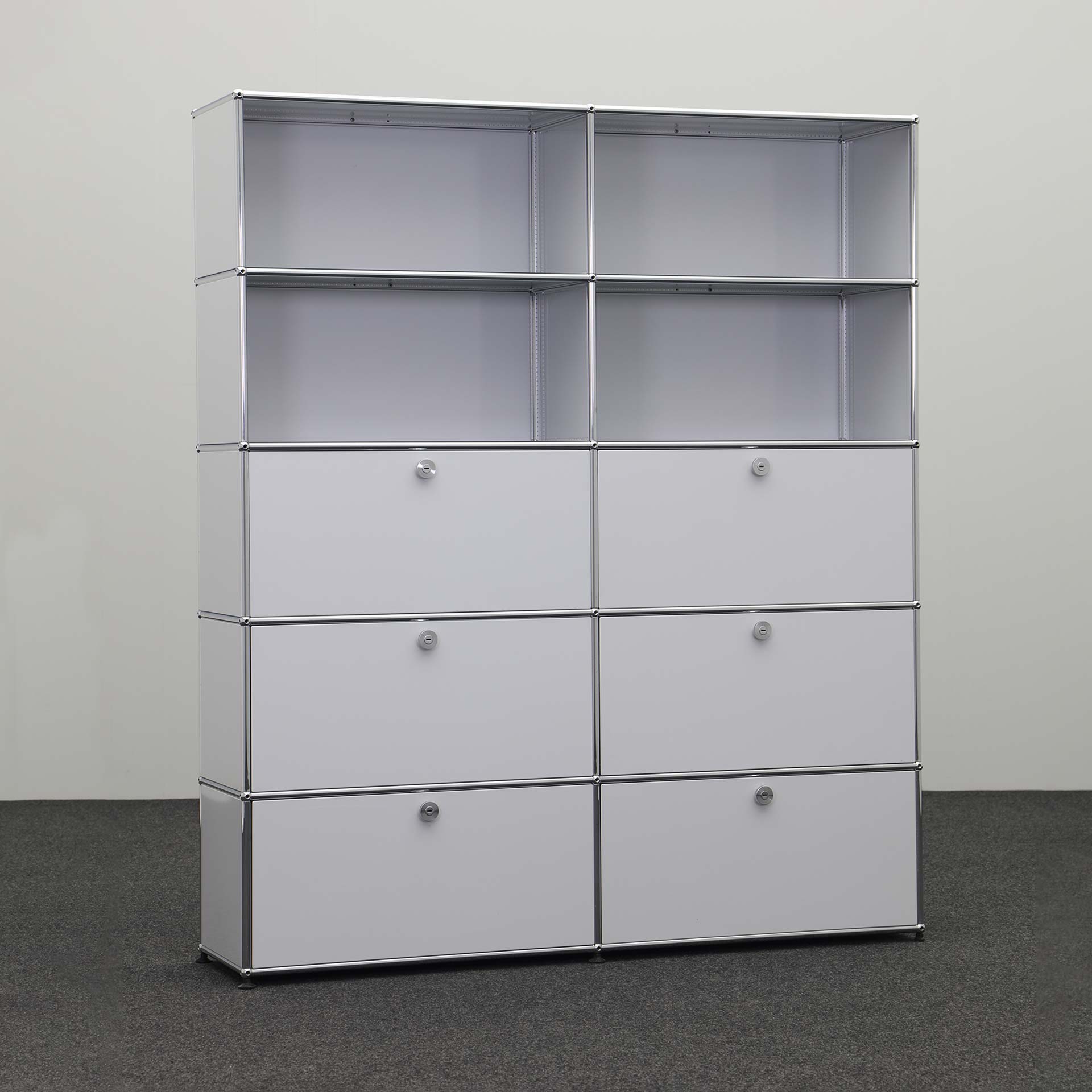 Modular cabinets USM Haller (Light gray, Good, Without key)