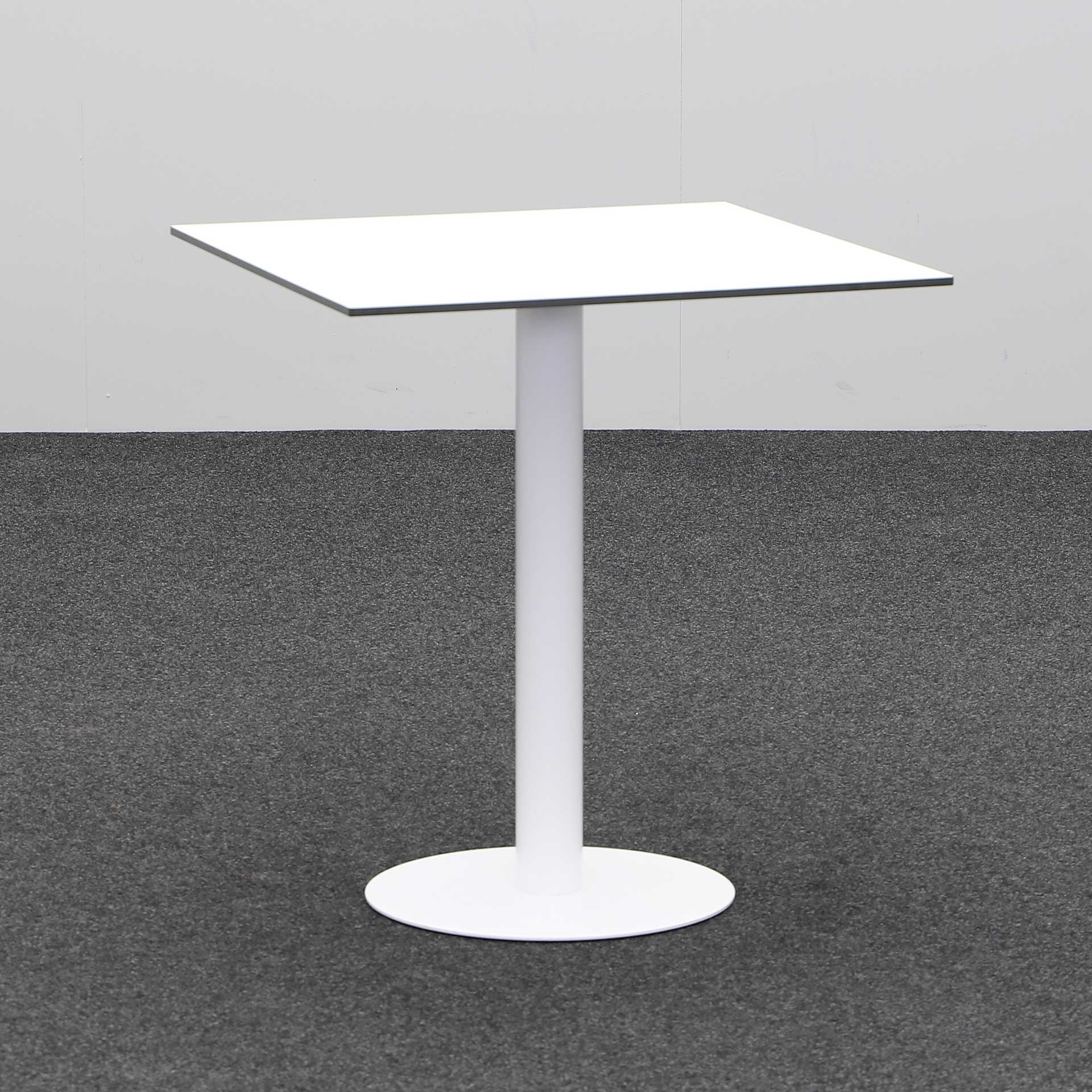 Tables de bistrot Gaber Piano Compactop (Blanc, Très bon, 68x68, Blanc)