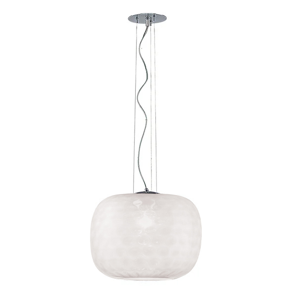 Lampes suspendues de Murano Murano Mega Cloe (Blanc, Nouveau, Cromata, Sosp., 32)