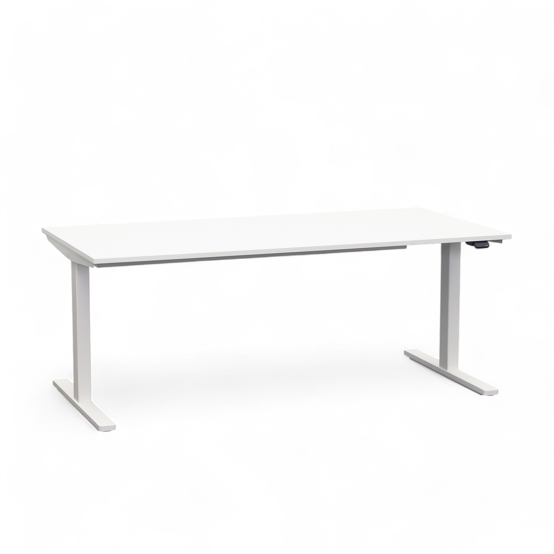 Table de travail réglable en hauteur Bene Level Pure Lift (Blanc, Très bon, 160x80, Blanc, Blanc)