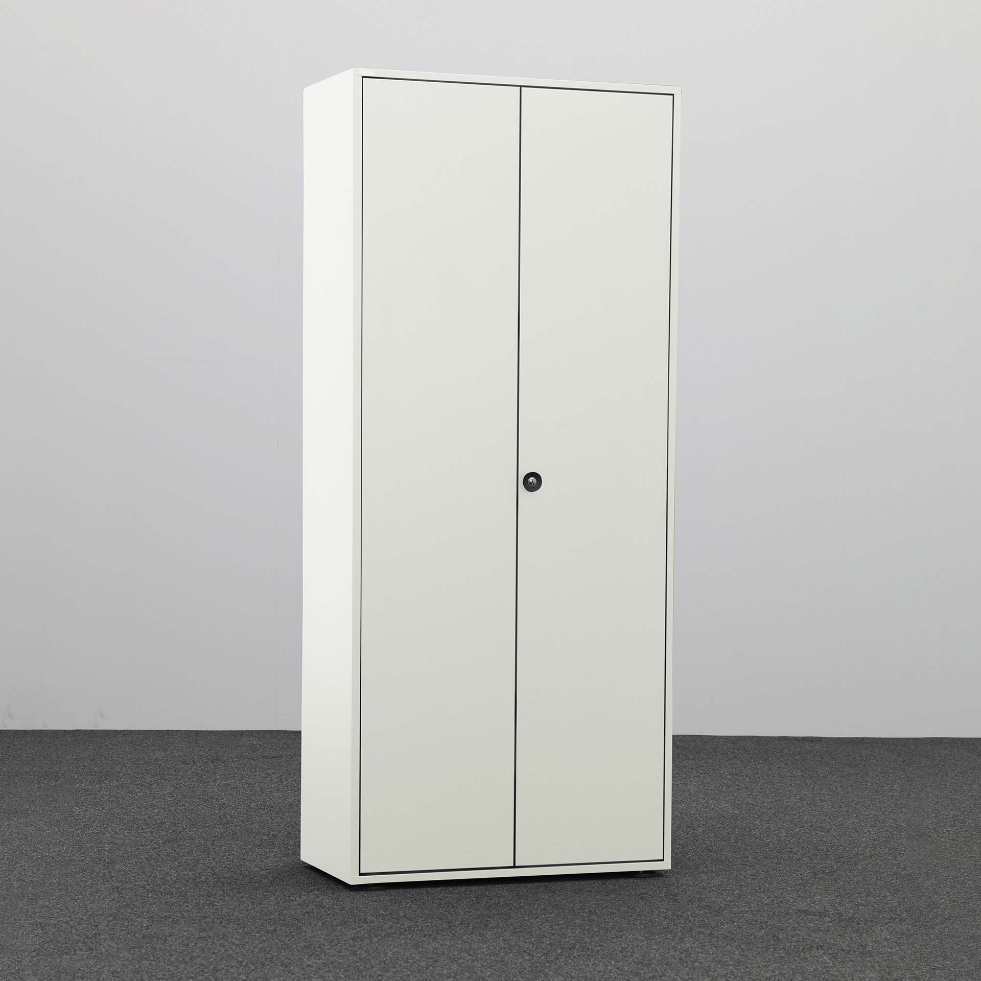 Hinged door cabinets Bigla (White, New, With key)