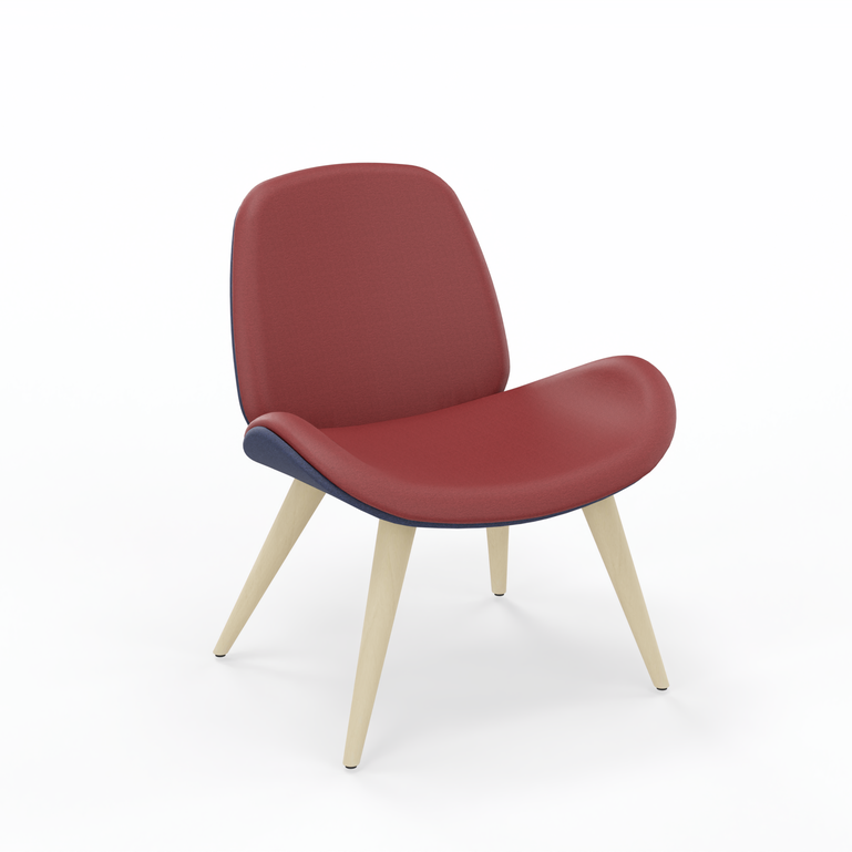 Fauteuil lounge Nowy Styl Tilkka (Rouge, Nouveau, 1)