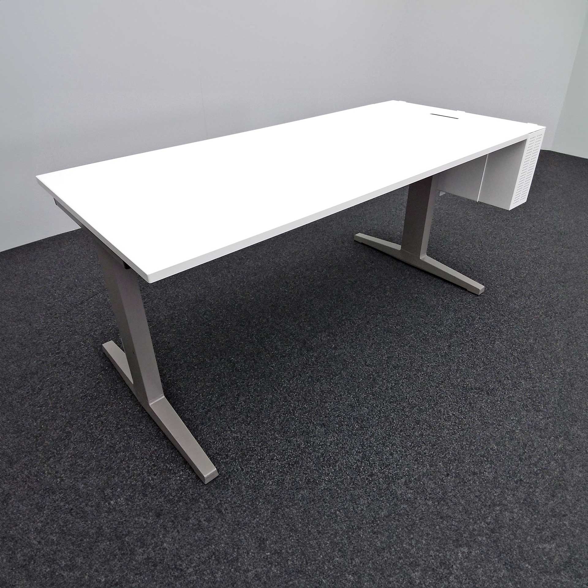 Desks Haworth (Light gray, Good, 160x80, Silver gray)