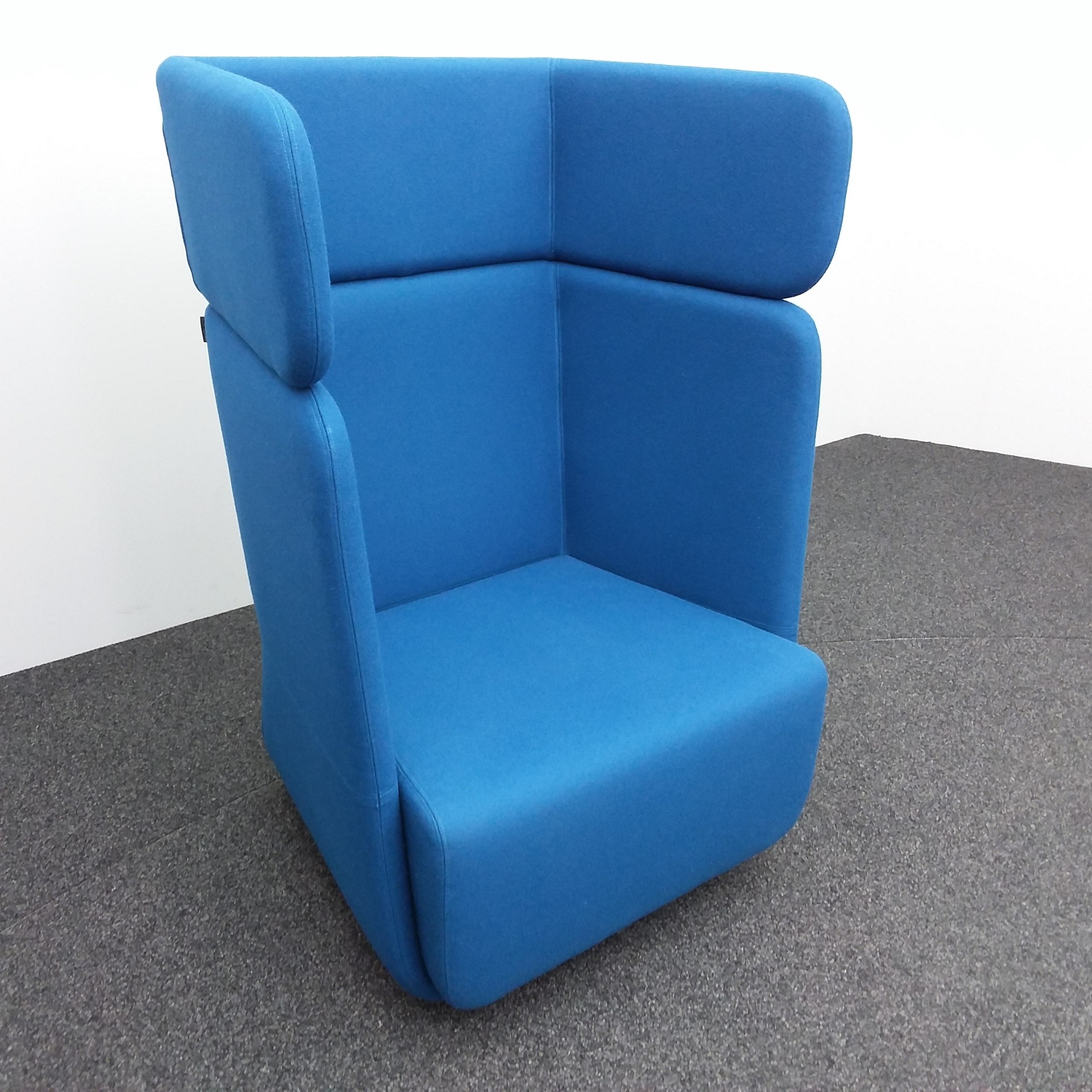 Fauteuil Lounge Softline Basket (Bleu, Normalement utilisé, Patins en plastique, 1)