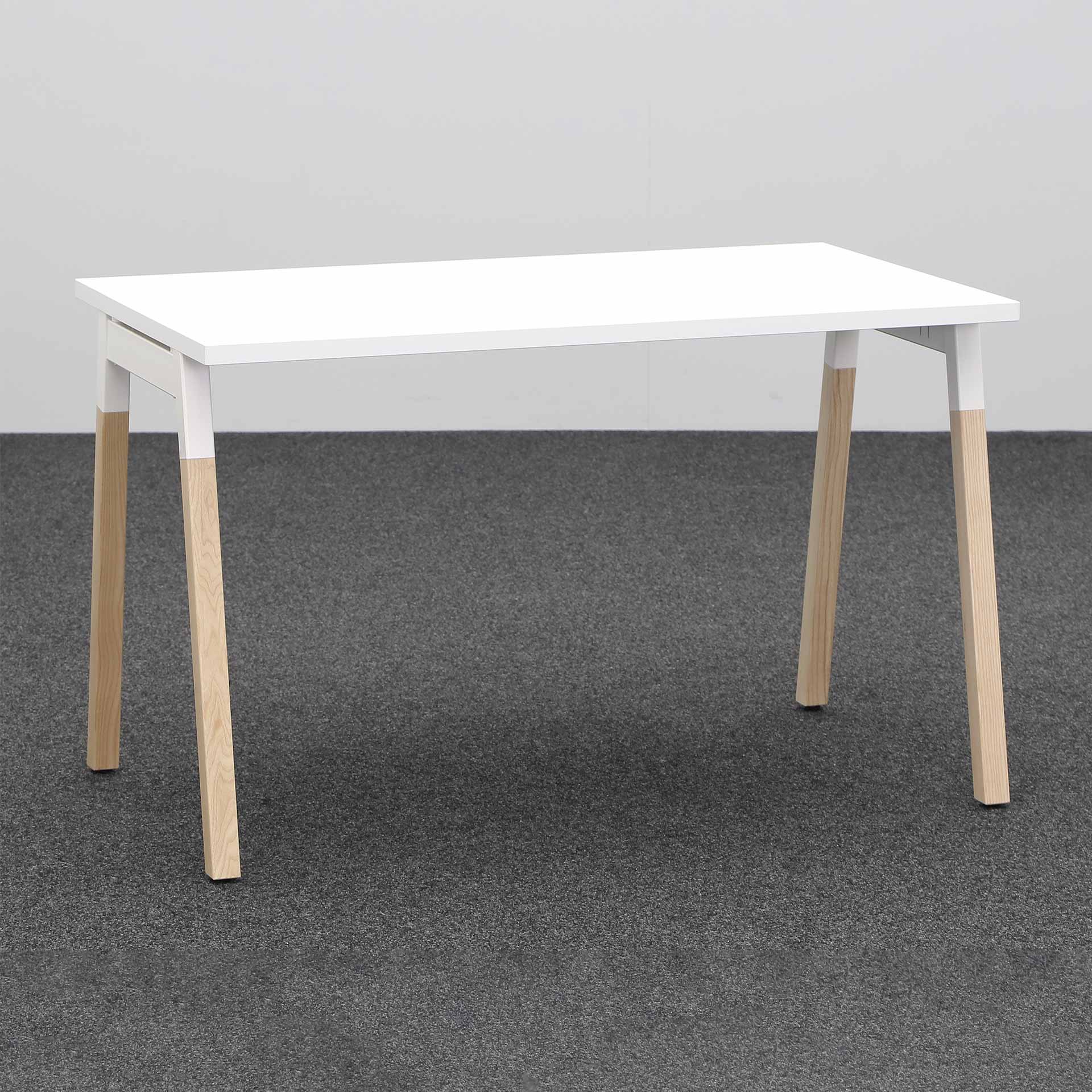 Desks Mdd Ogi (White, New, 120x70, Braun, Braun)