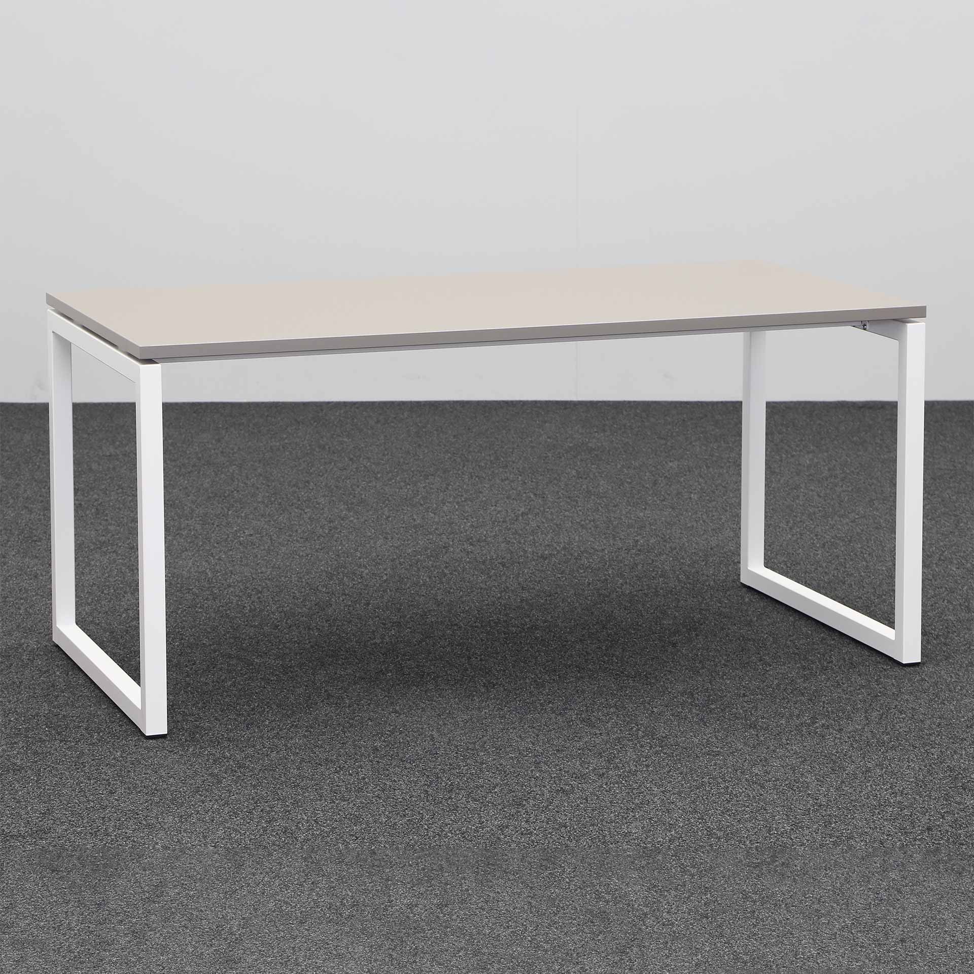 Desks Narbutas Nova (Gray, New, 160x80, White, White)