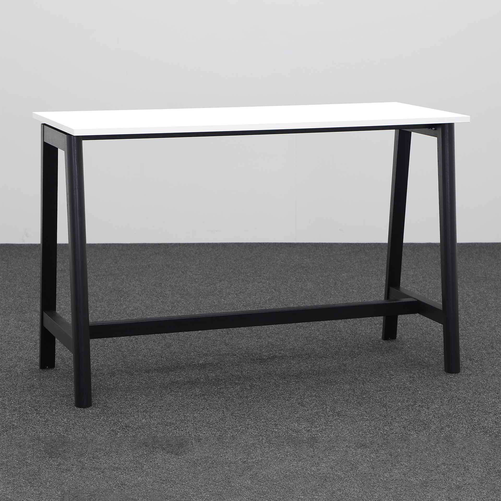 Tables de conférence debout Narbutas Nova (Blanc, Nouveau, 160x70, Noir, Noir)