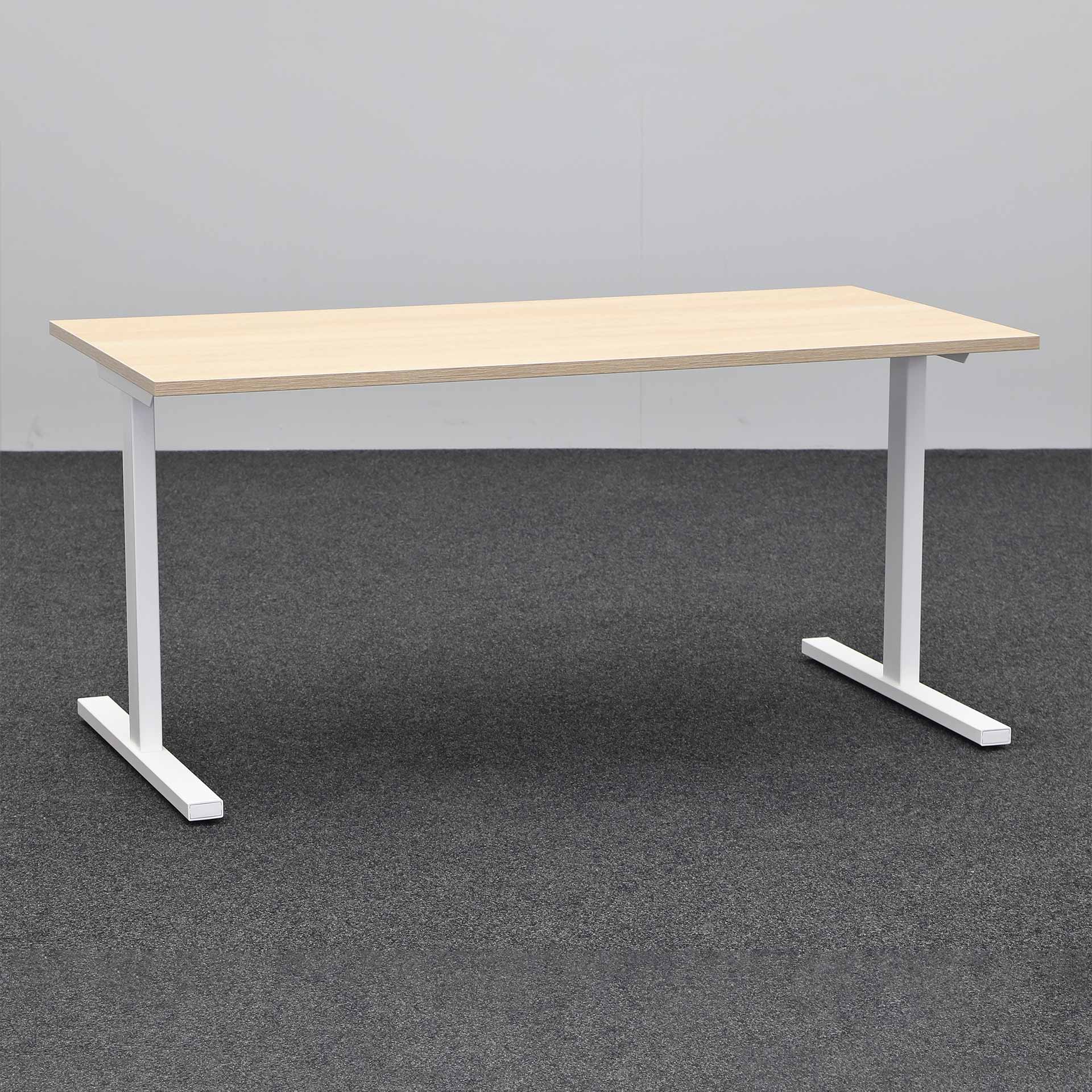 Konferenztisch Narbutas T-Easy (Ahorn, Neu, 160x80, Weiss, Weiss)