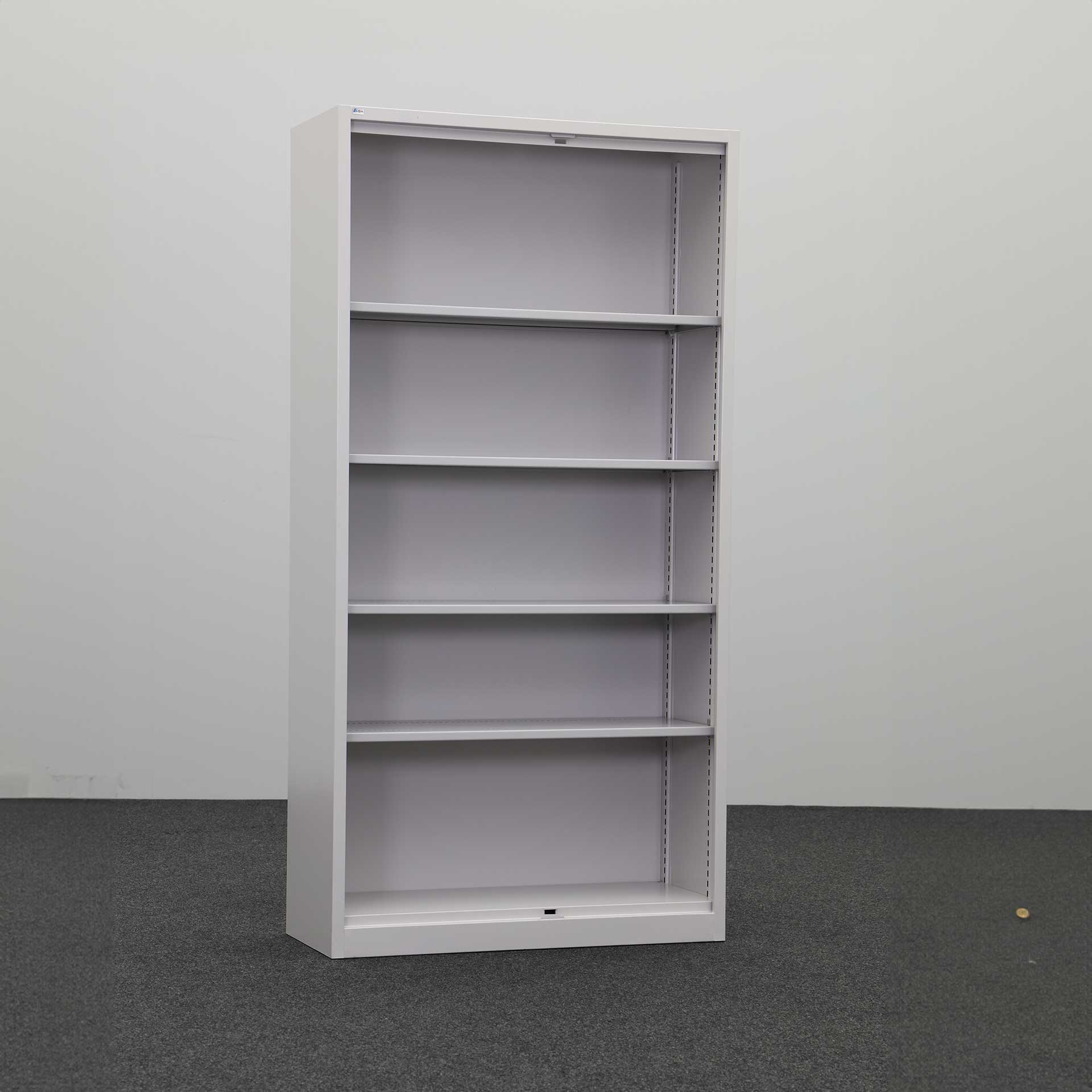 Lista LO metal shelving, tray shelving (Light gray, Normal used)