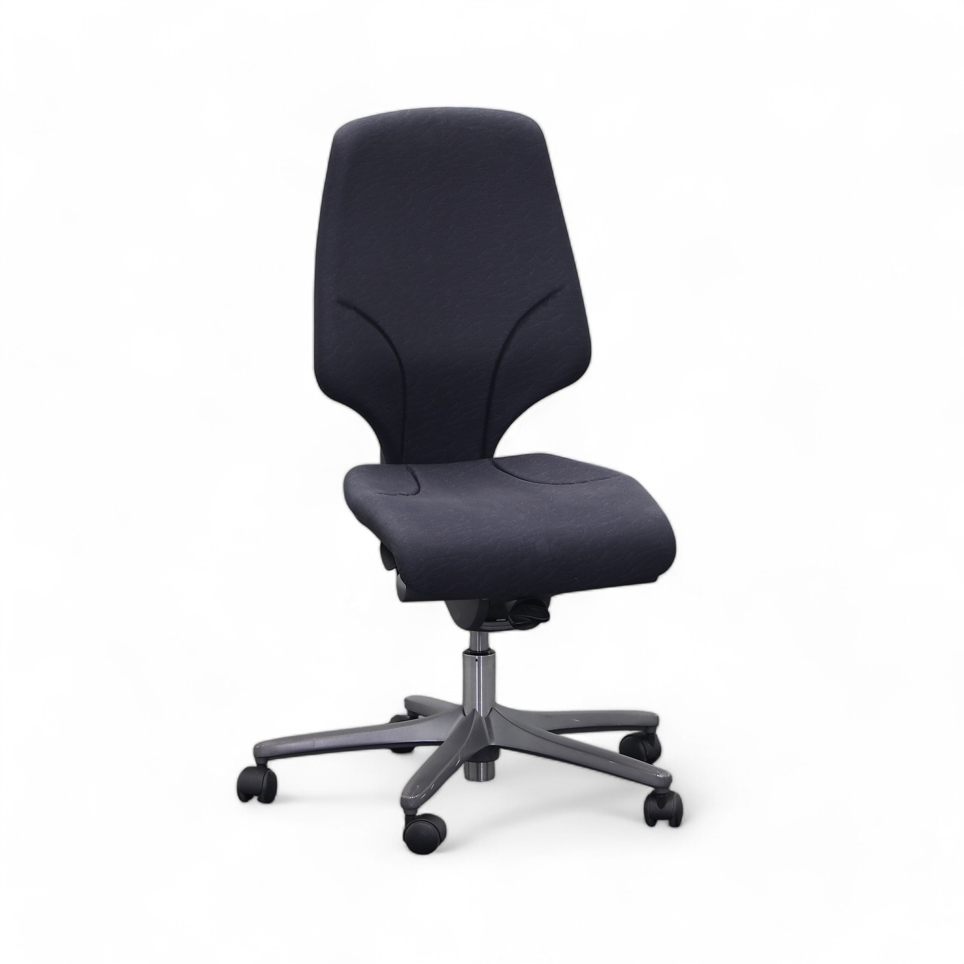 Office swivel chairs Giroflex 64 (Anthracite, Normal used, Carpet castors, without armrests)