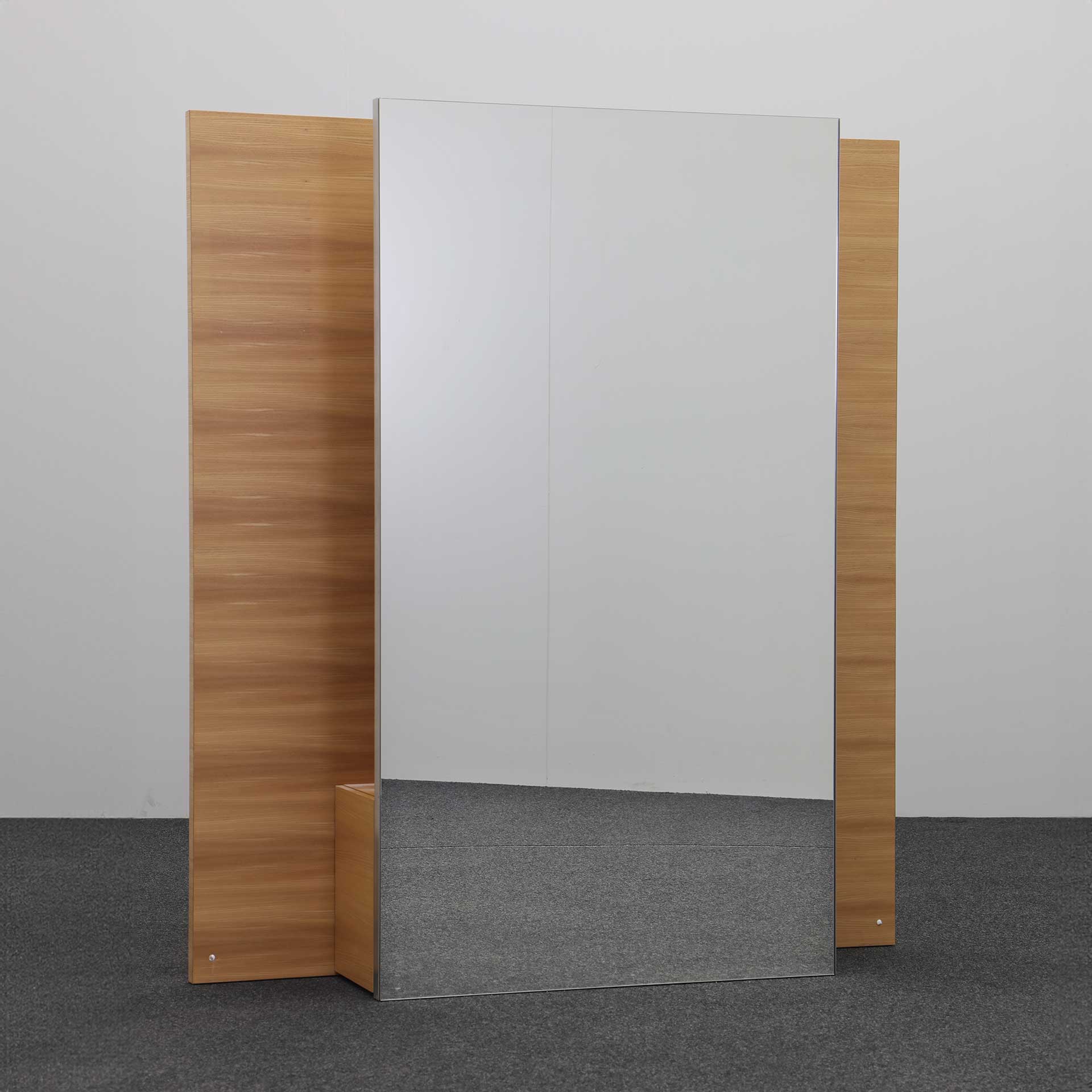 Vestiaires avec miroir (Chêne, Normalement utilisé)