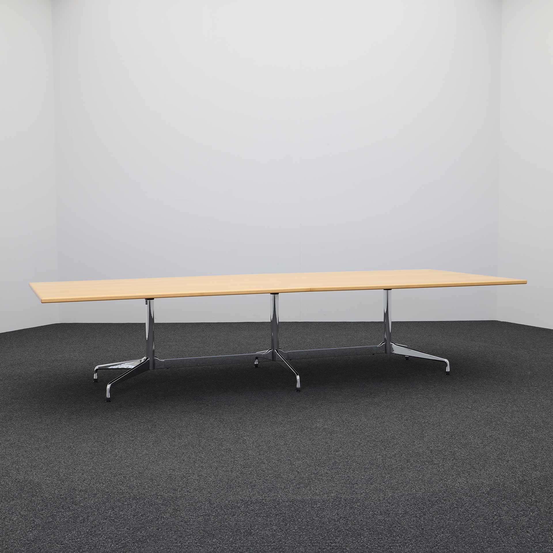 Konferenztische Vitra (Buche, Normal Gebraucht, 334x137, Schwarz)