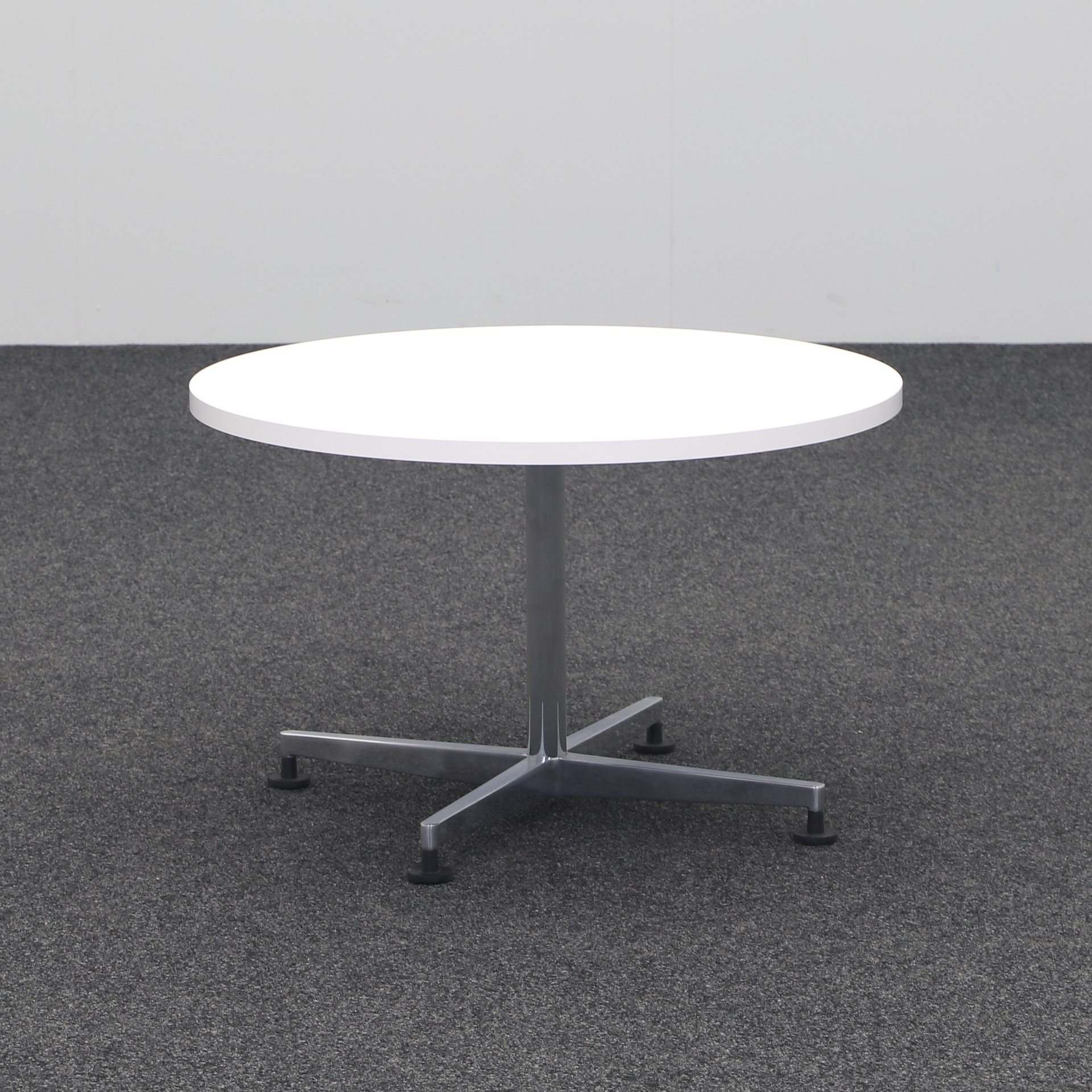 Coffee table Kusch+CO San Siro Meeting Table 4A RD 1 (White, Good, 80x80)