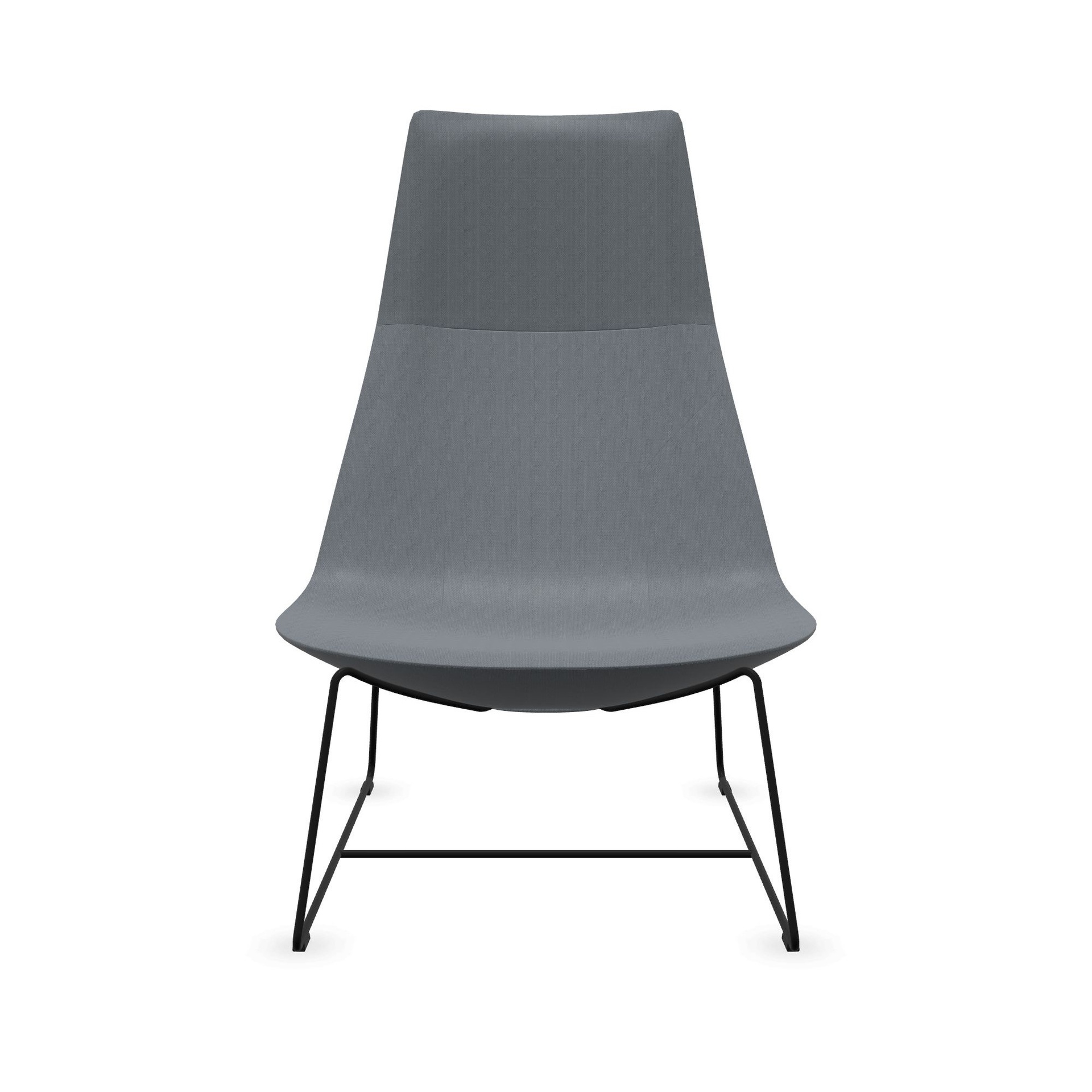 Fauteuil lounge Profim Chic Lounge A10V3 (Gris, Nouveau, Noir, Patins en feutre, sans)