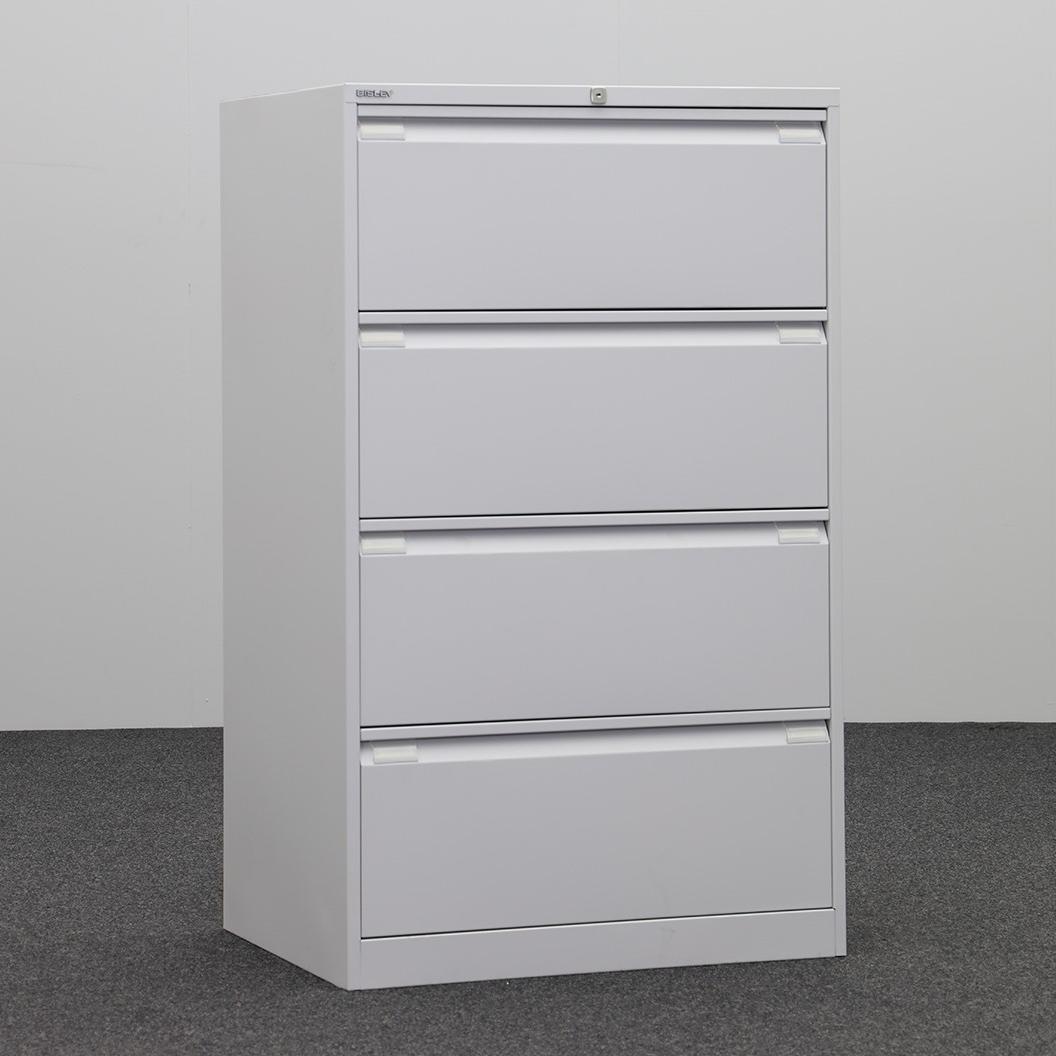 Hanging file cabinets Bisley Original (Light gray, New, With key)