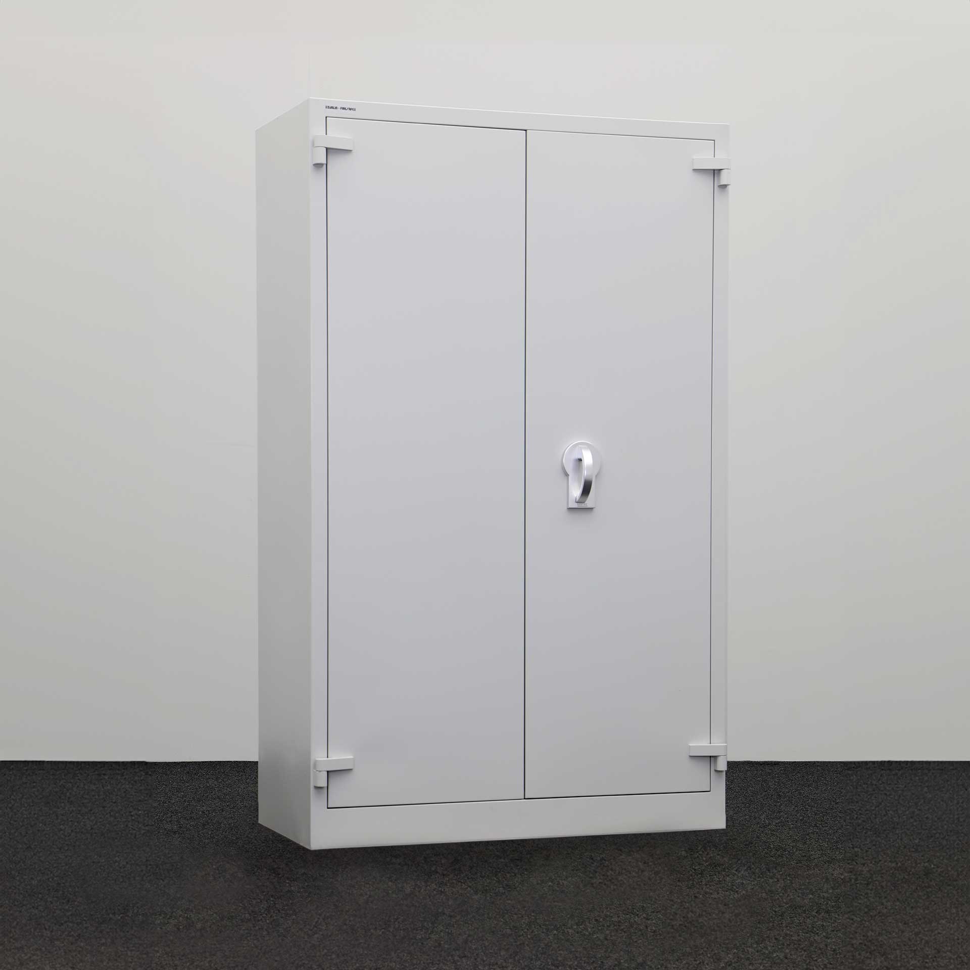 Fireproof cabinets Züblin (Light gray, Good, With key)