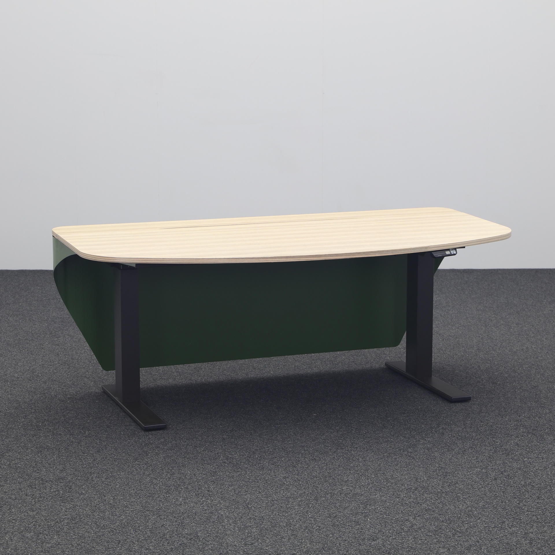 Bureau réglable en hauteur Lista LO (Zebrano, Normalement utilisé, 180x90, Braun)