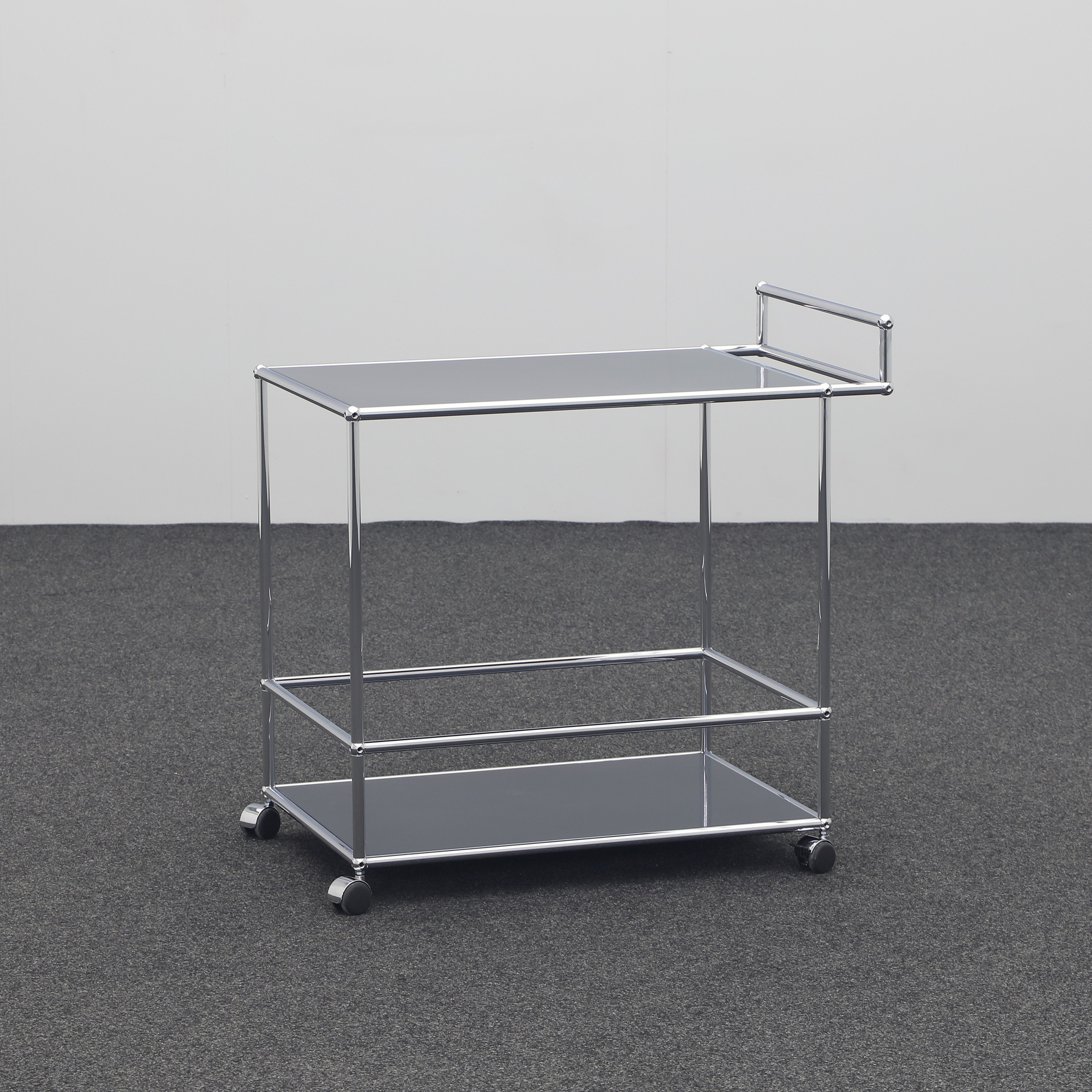  Carrello da tavolo USM Haller (Grigio chiaro, Buono, 87x50)