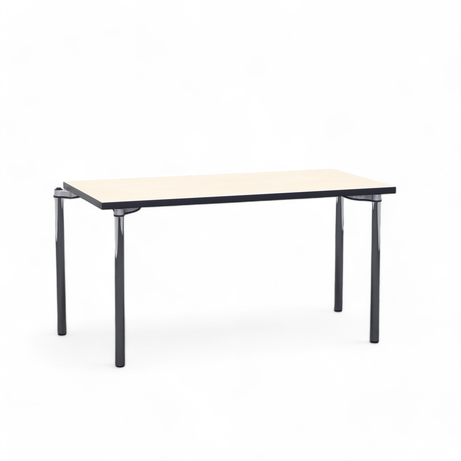 Tables de bureau Dietiker Switzerland (Érable, Bon, 140x70, Chromé)