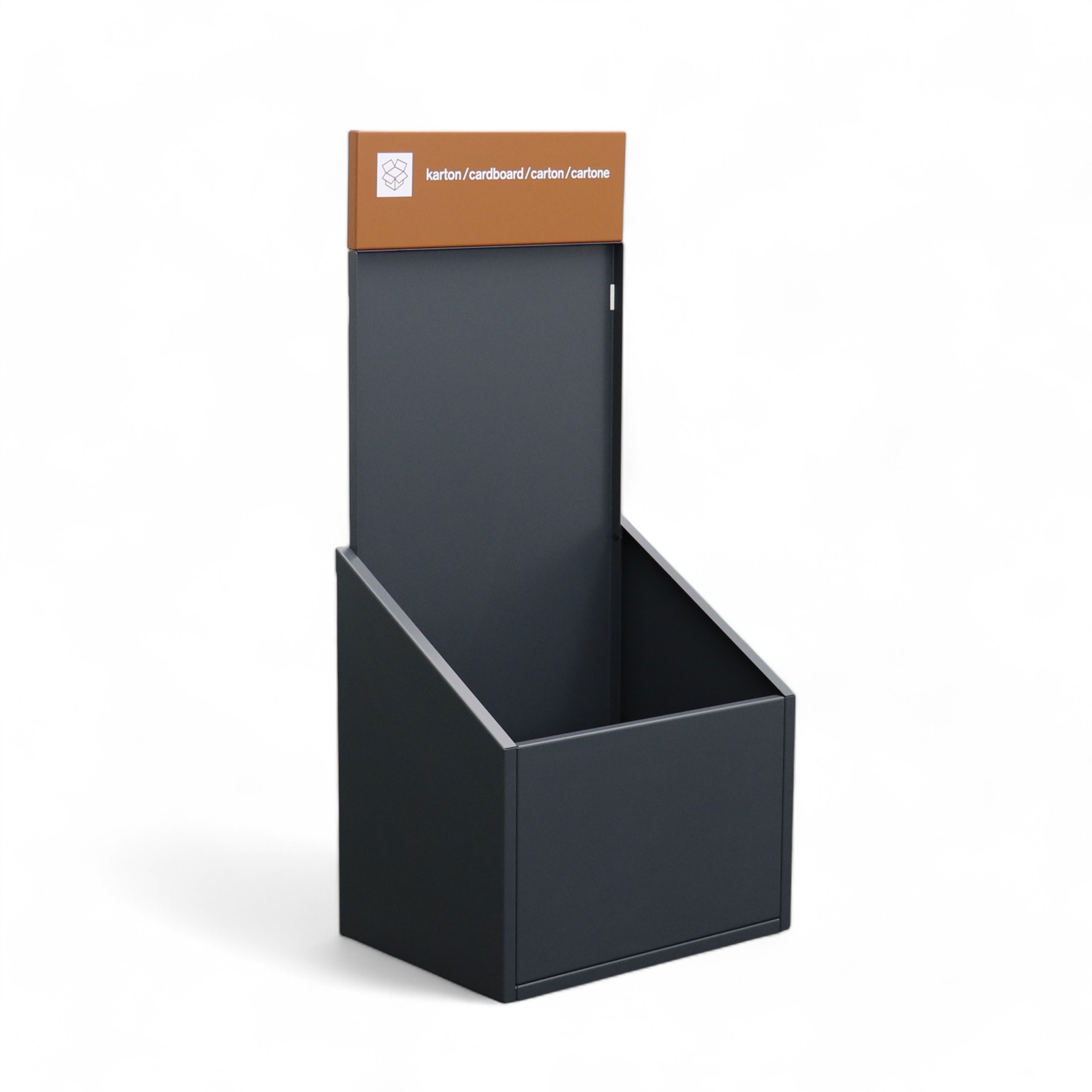 Collection containers for cardboard (Anthracite, Good)