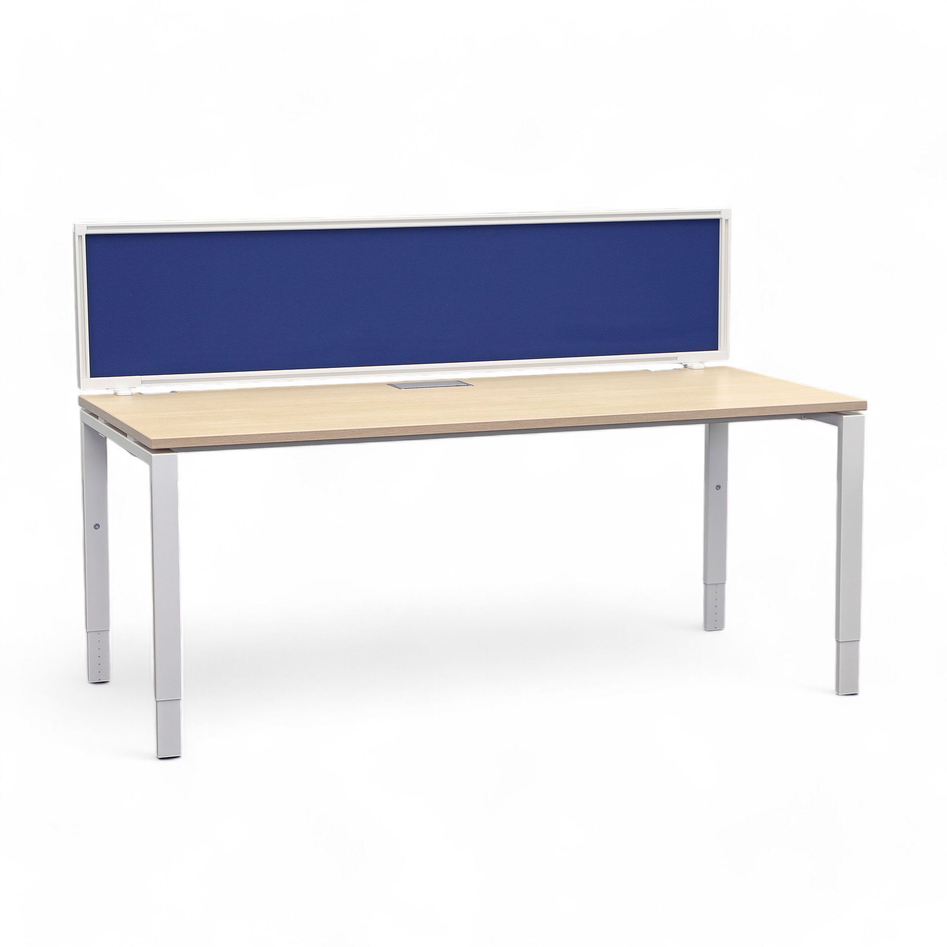 Desk with partition Haworth (Oak, Good, 160x80, White)