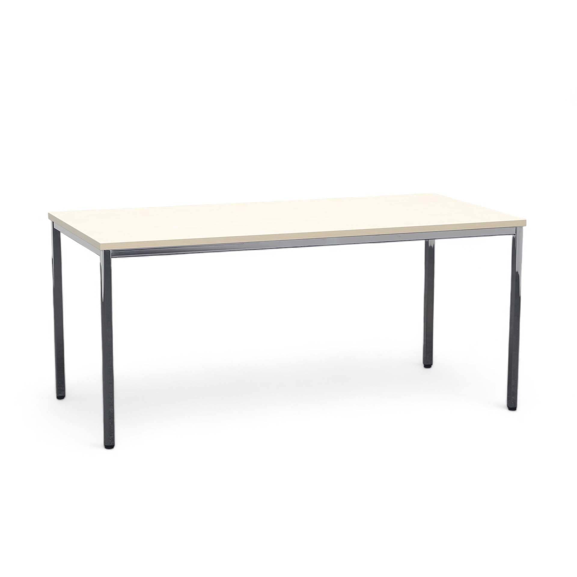 Desk 160x80 cm maple (Maple, Good, 160x80, Chrome-plated)