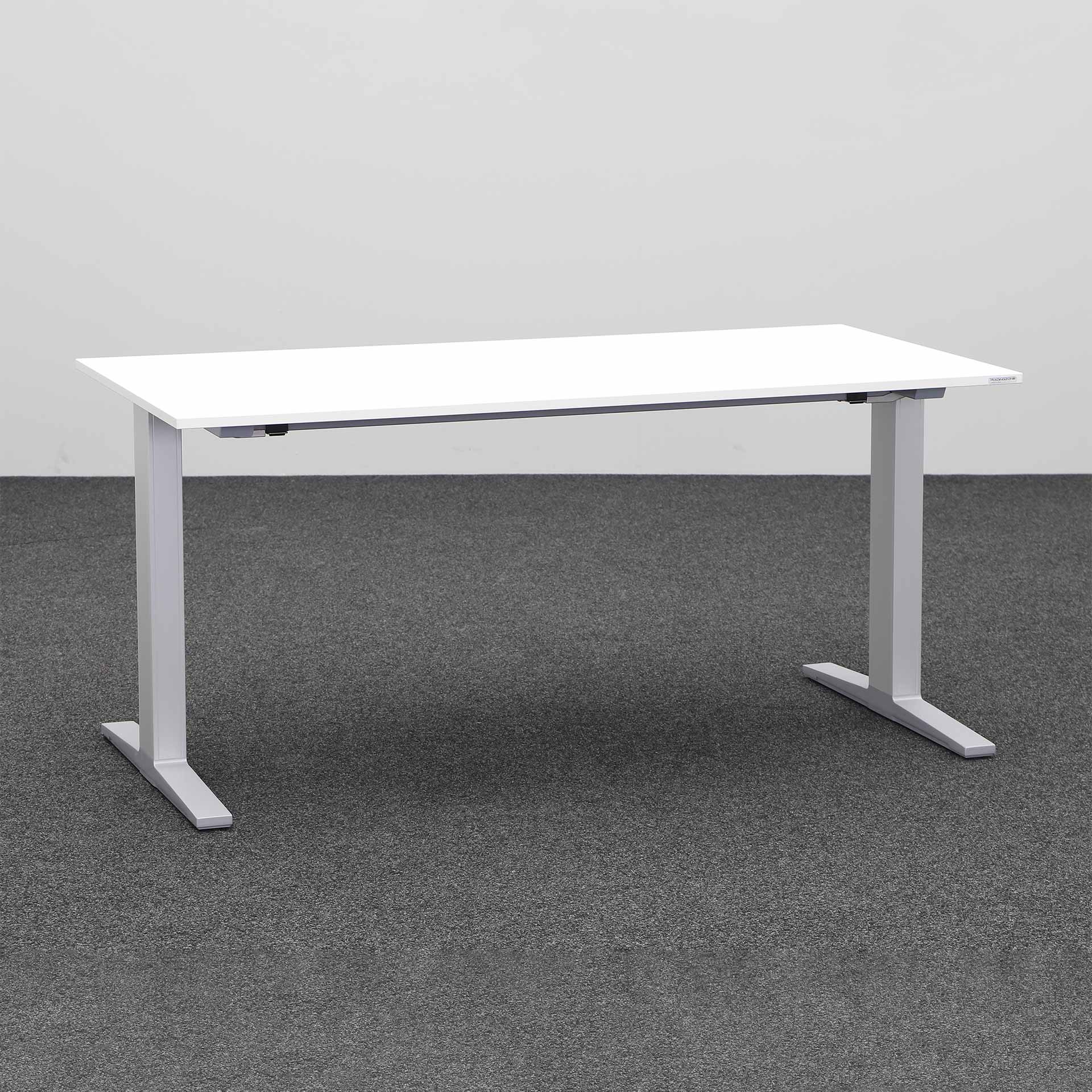 Table de réunion Tradingzone Smartline (Blanc, Nouveau, 160x80, Gris argenté, Gris argenté)