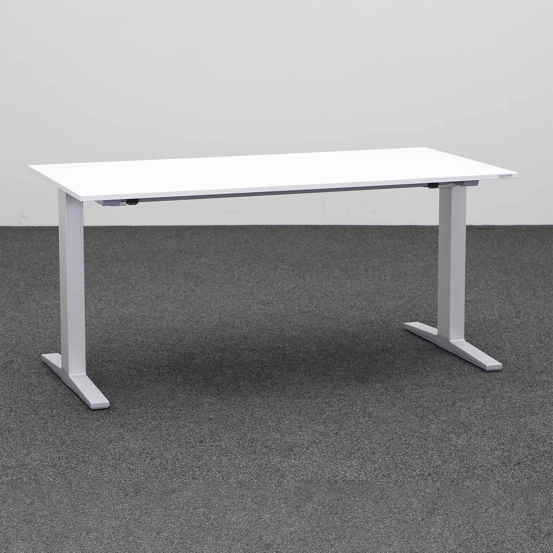 Table de réunion Tradingzone Smartline (Gris clair, Bon, 160x80, Gris argenté, Gris argenté)