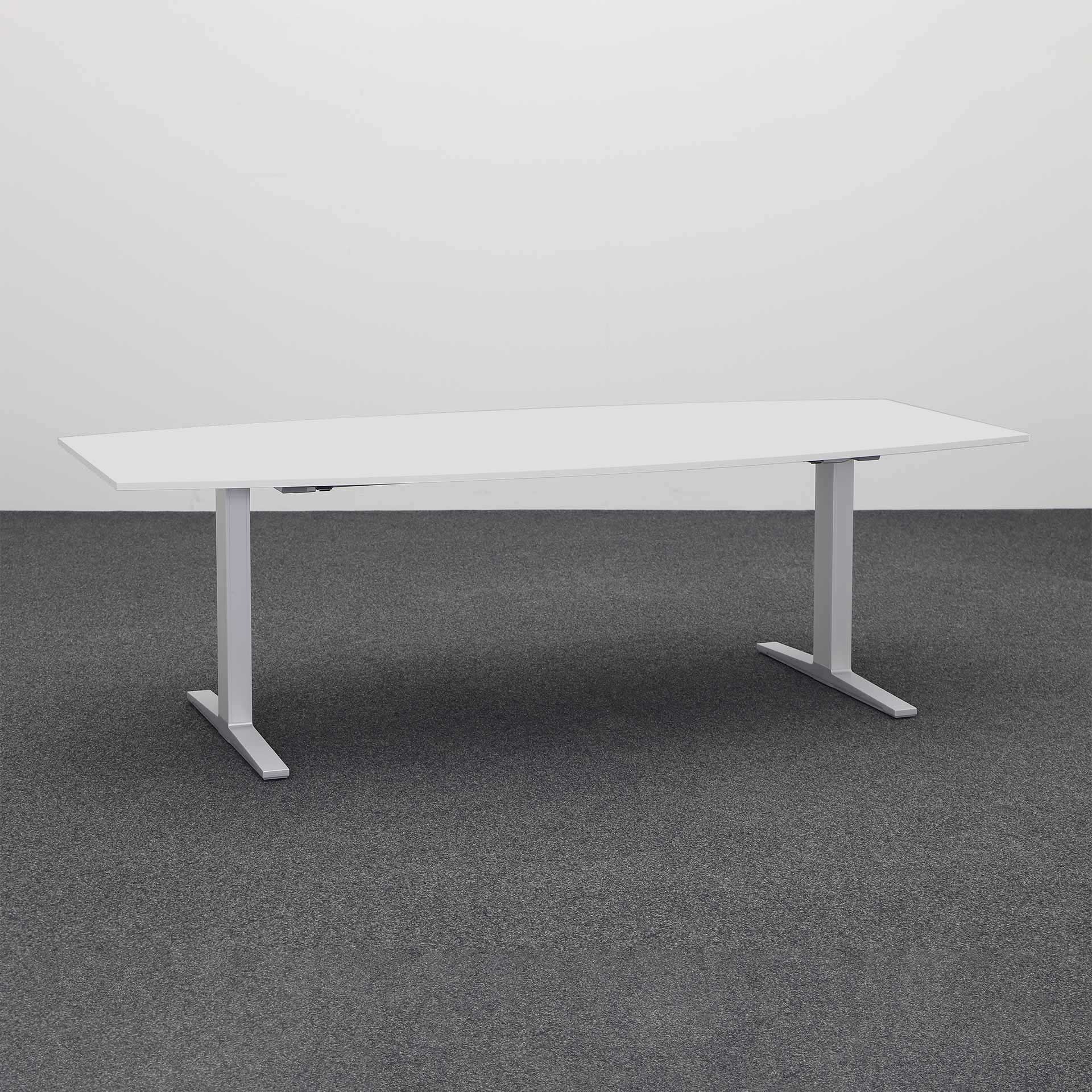 Table de réunion Tradingzone Smartline (Gris clair, Nouveau, 240x110, Gris argenté)