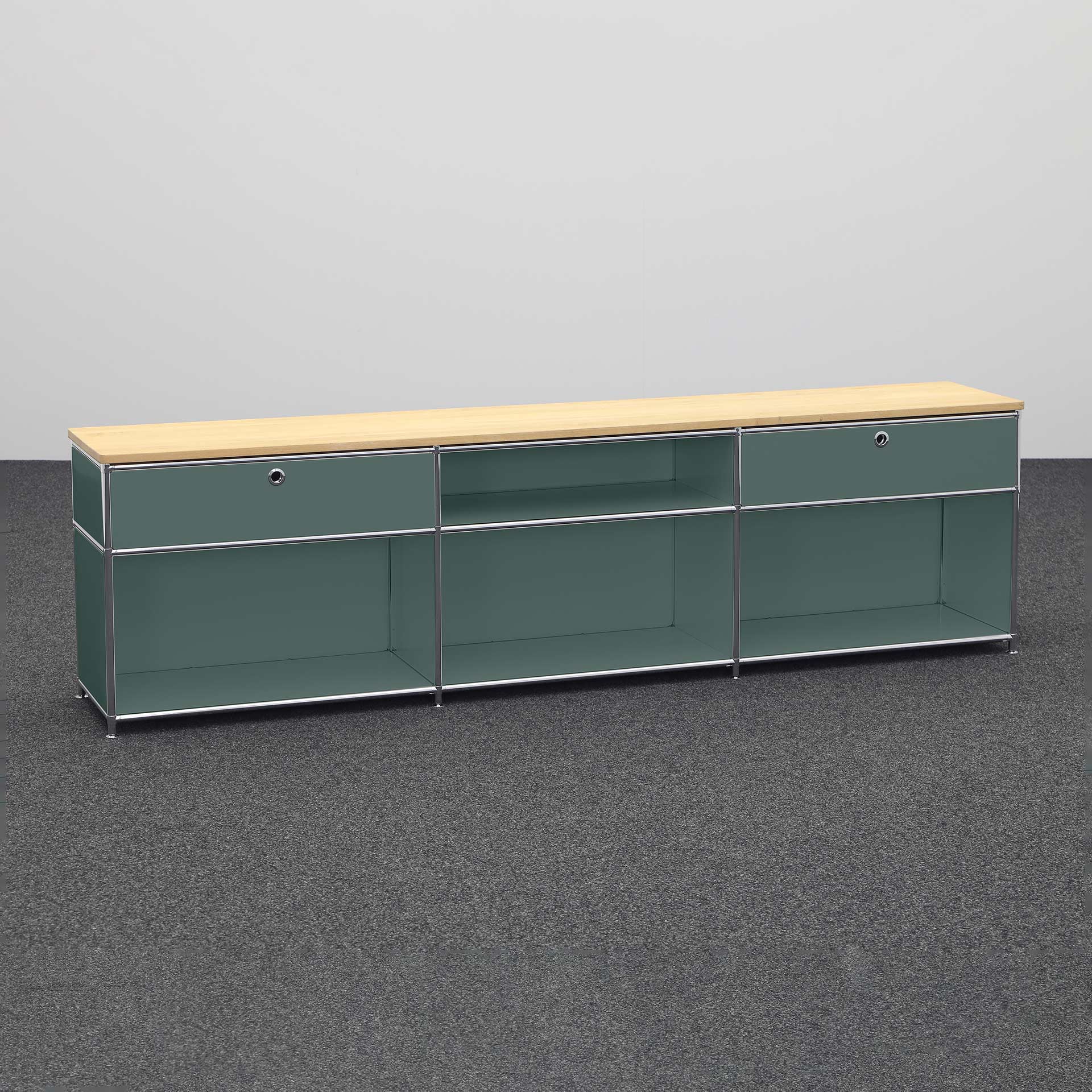 Sideboards System4 (Grün, Neu, Ohne Schlüssel)