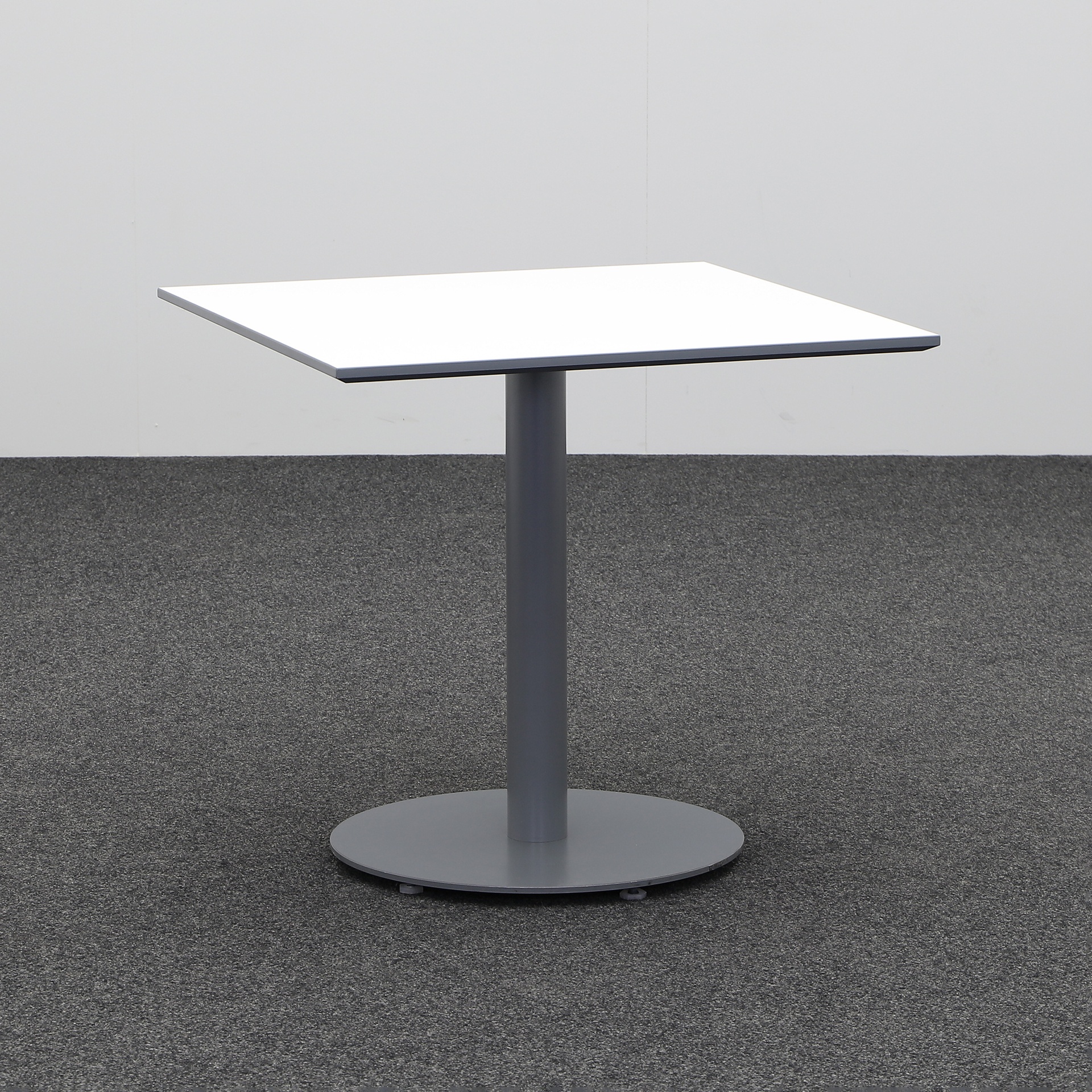 Tables de conférence Lista LO (Gris clair, Normalement utilisé, 80x80, Anthracite, Anthracite)